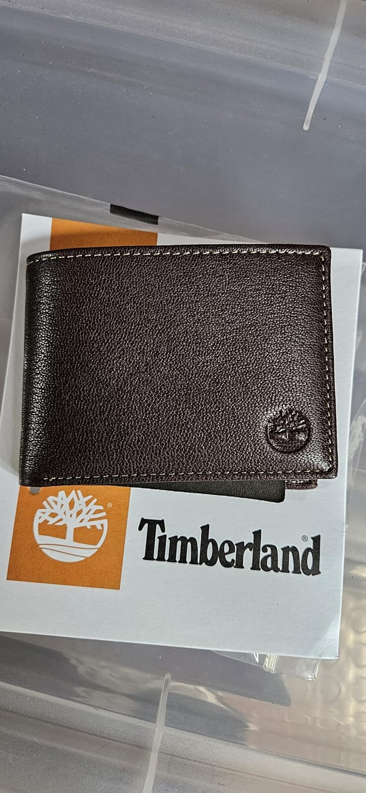 Timberland Men's Genuine Leather Passcase Security RFID Wallet customer photo 2