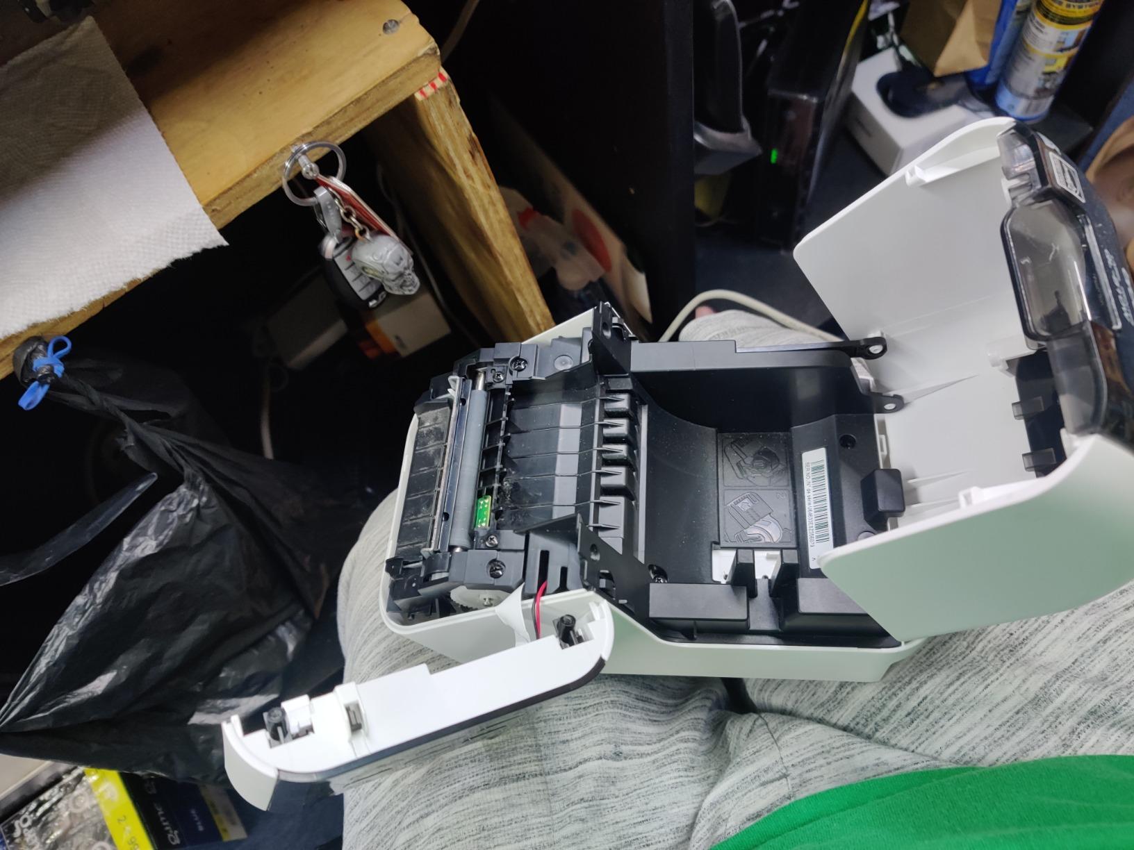 Brother QL-810W Professional Label Printer with USB and WiFi connectivity, Ultra-Fast Printing up to 110 Labels per Minute with Standard Address Label in Monochrome, Black & Red Printing Available customer photo 2