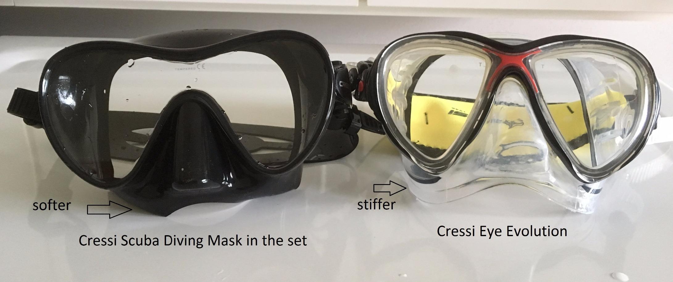 Cressi Scuba Diving Snorkeling Kit Freediving Mask & Dry Snorkel F1 & Supernova Dry customer photo 1