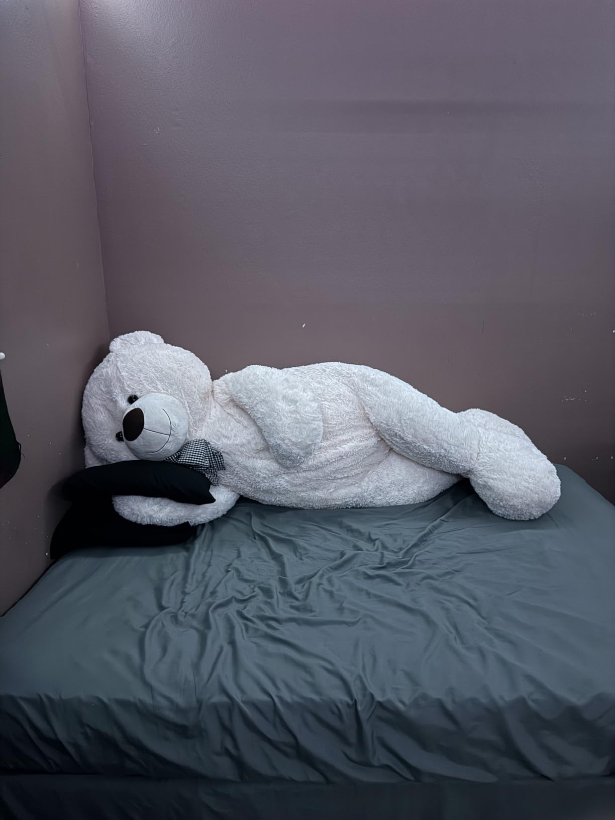 MaoGoLan 47 Inch Giant Teddy Bear, Classic Beige Plush Gift customer photo 1