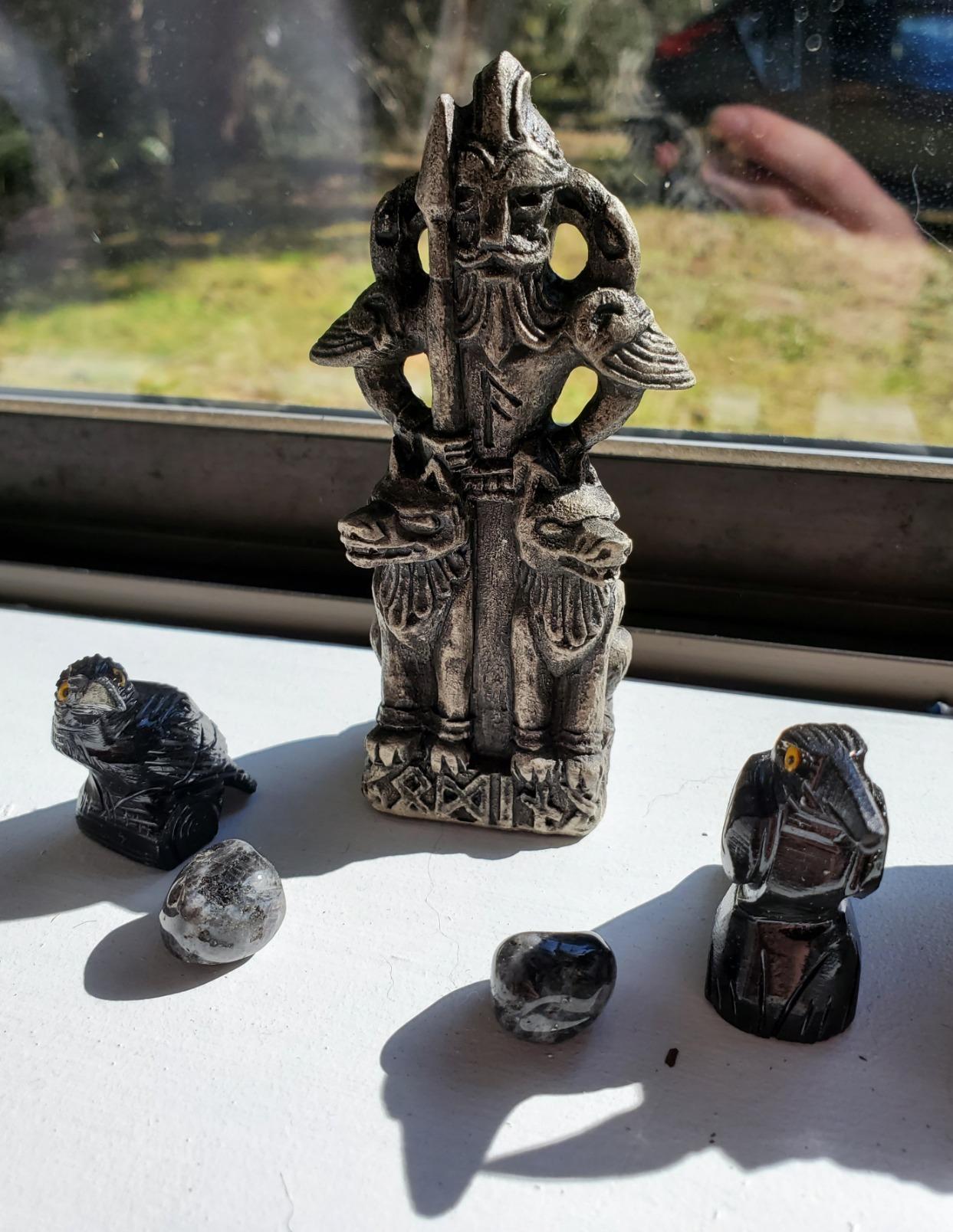 Dryad Design The All-Father Norse God Odin Figurine - Stone Finish customer photo 2