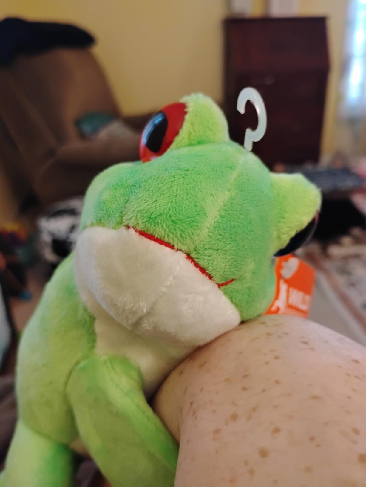 Wild Republic Huggers Red Eyed Tree Frog Stuffed Animal - 8