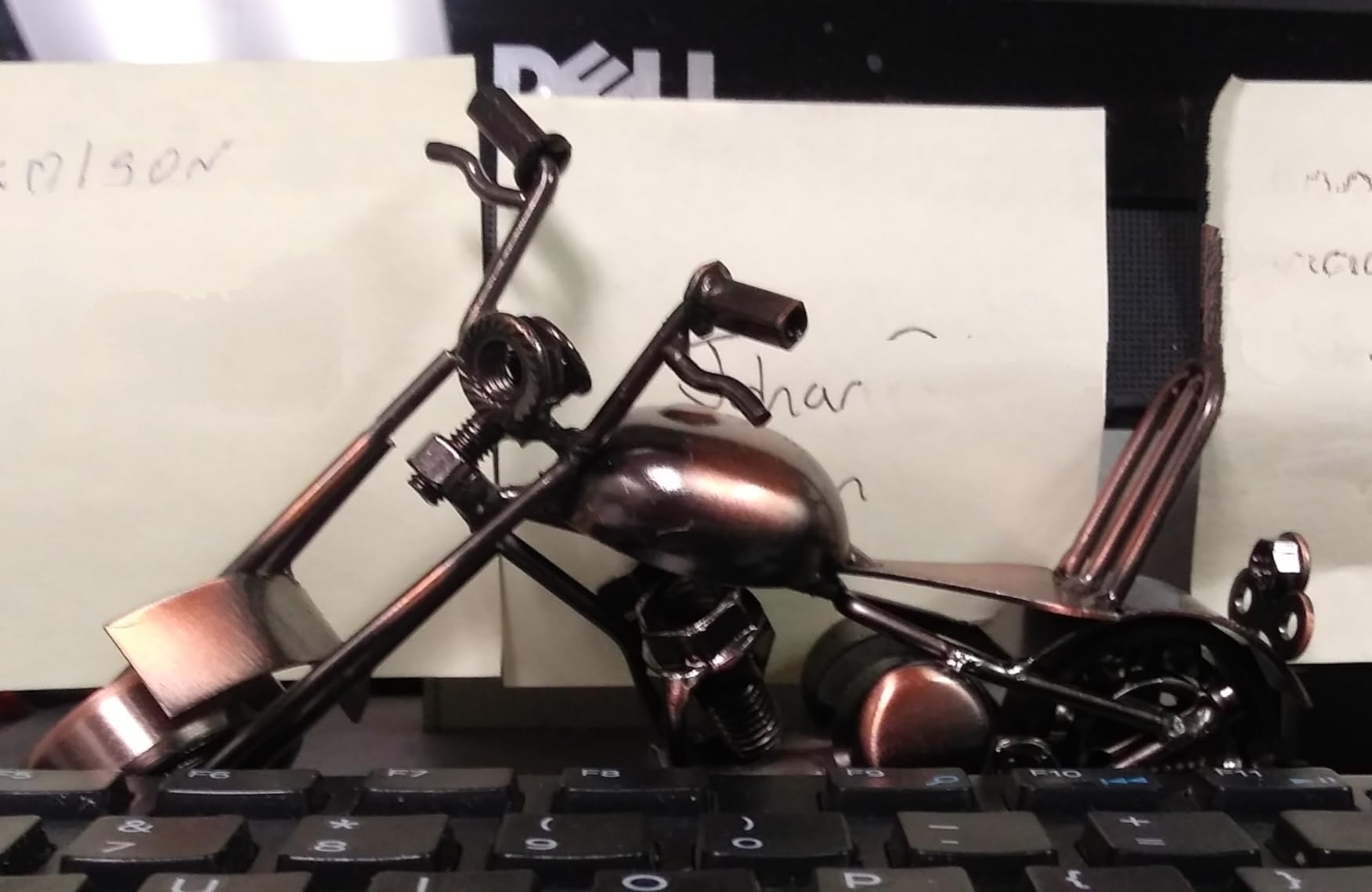 Trebisky Metal Motorcycle Figurine, Vintage Iron Art Desk Decor (Cruiser) customer photo 2