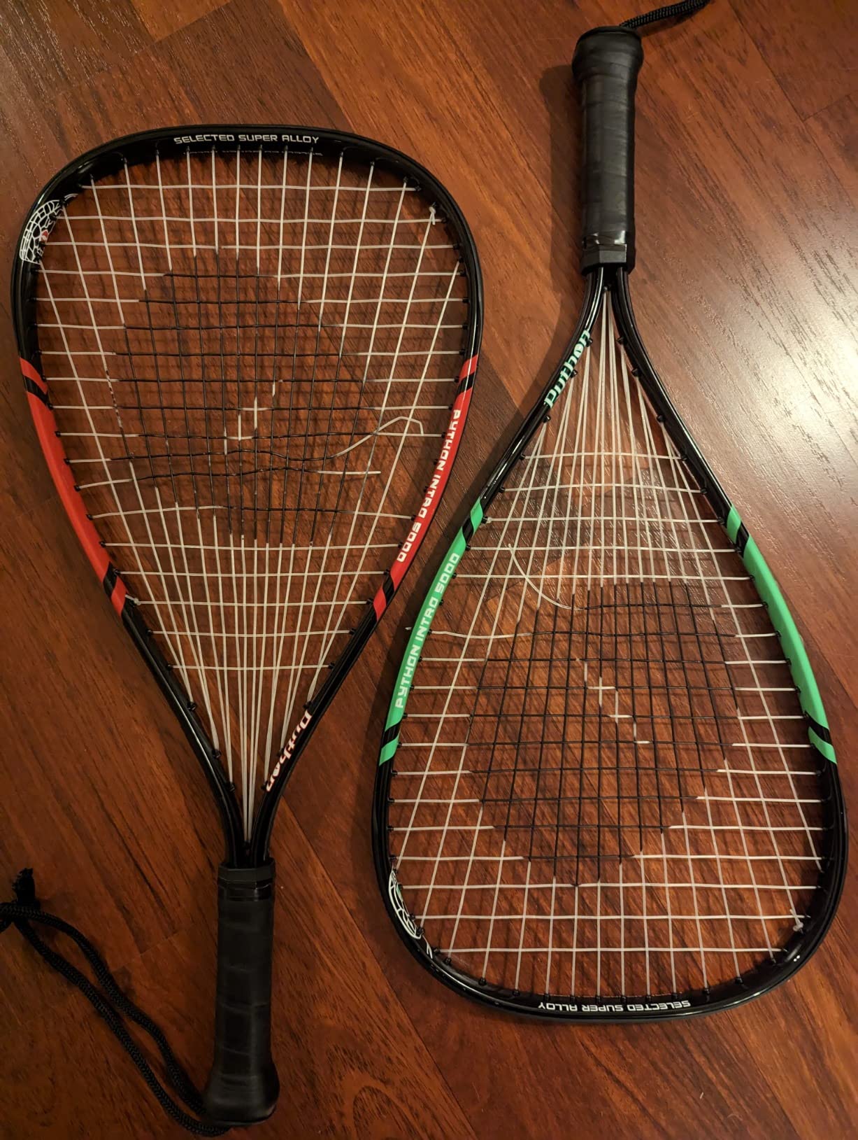 Python Intro 5000 Racquetball Racquet | Lightweight graphite racquet with oversized sweet spot customer photo 1