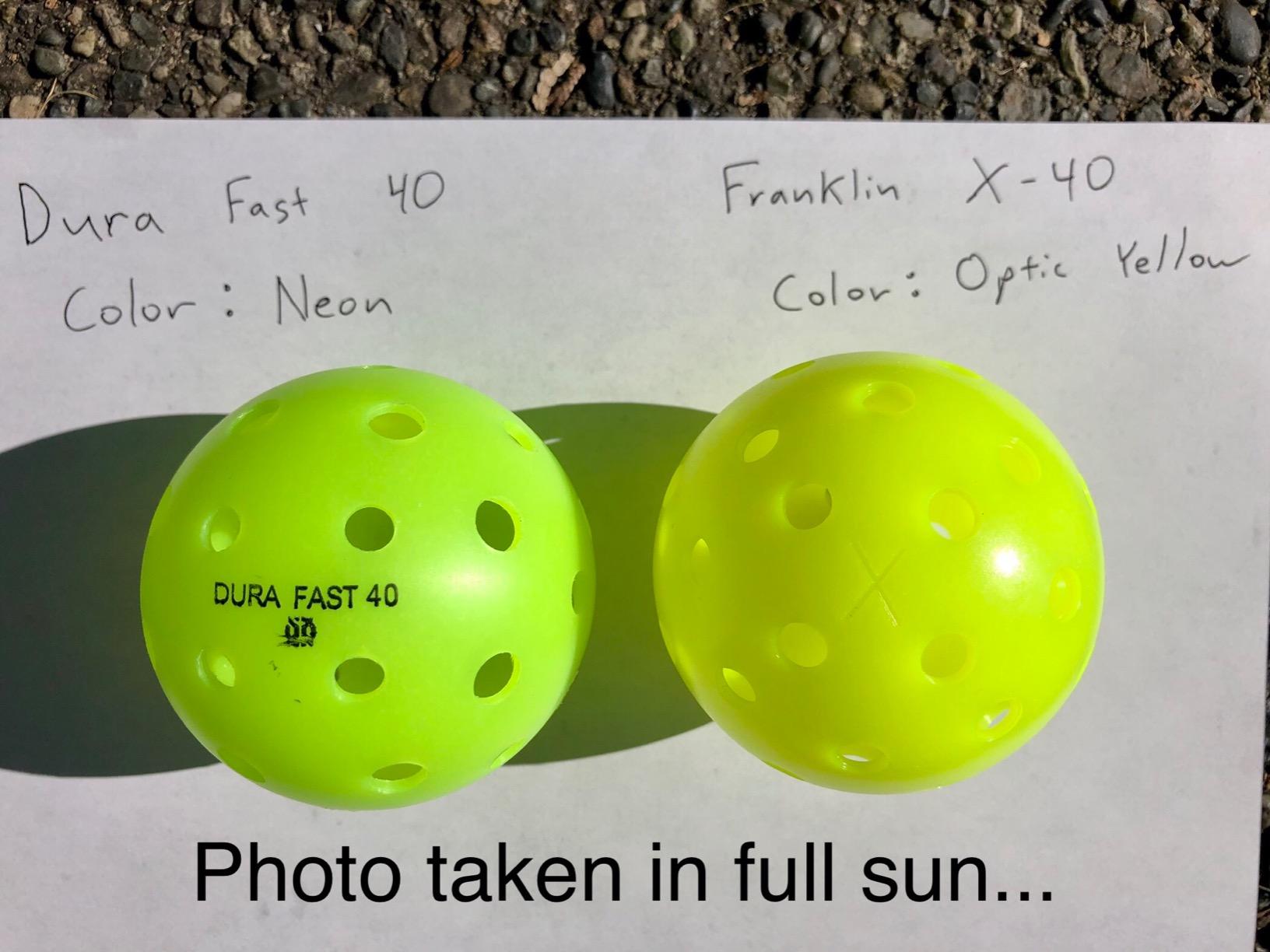 Franklin Sports X-40 Outdoor Pickleballs - USAP Approved customer photo 1