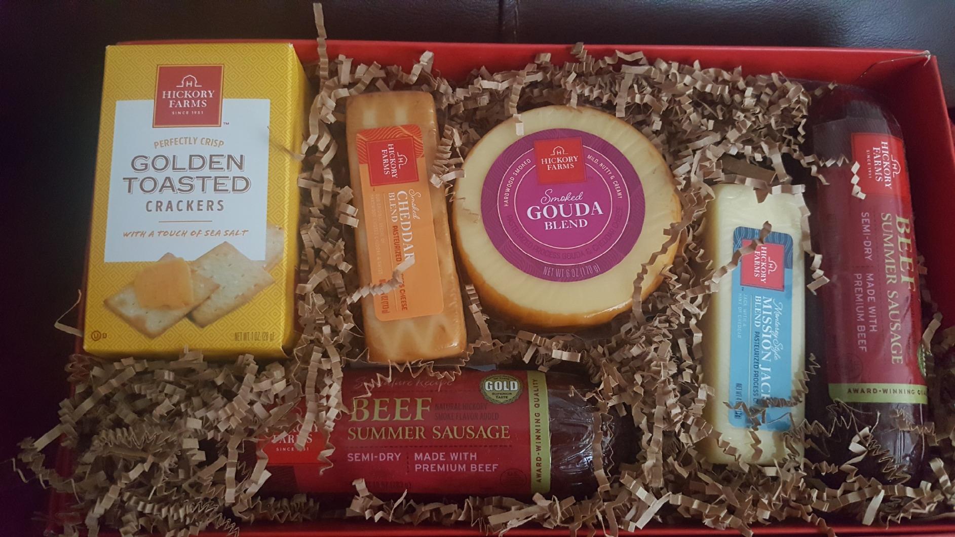 Hickory Farms Signature Beef Meat and Cheese Gift Basket (Medium) - Box Set | Charcuterie Board Food | Summer Sausage | Father's Day | Mother's Day | Easter | Christmas | Holiday | Housewarming | Gourmet | Sympathy | Care Package customer photo 2