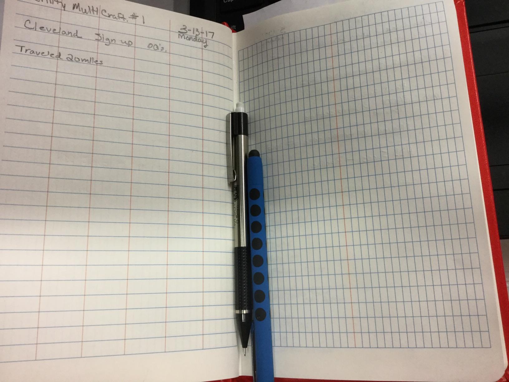 Elan Publishing Company E64-8x4 Field Surveying Book 4 5/8 x 7 1/4, Bright Orange Cover customer photo 2