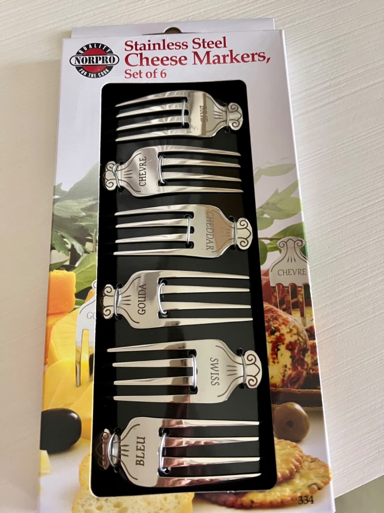 Norpro Stainless Steel Cheese Markers, Set of 6 customer photo 1