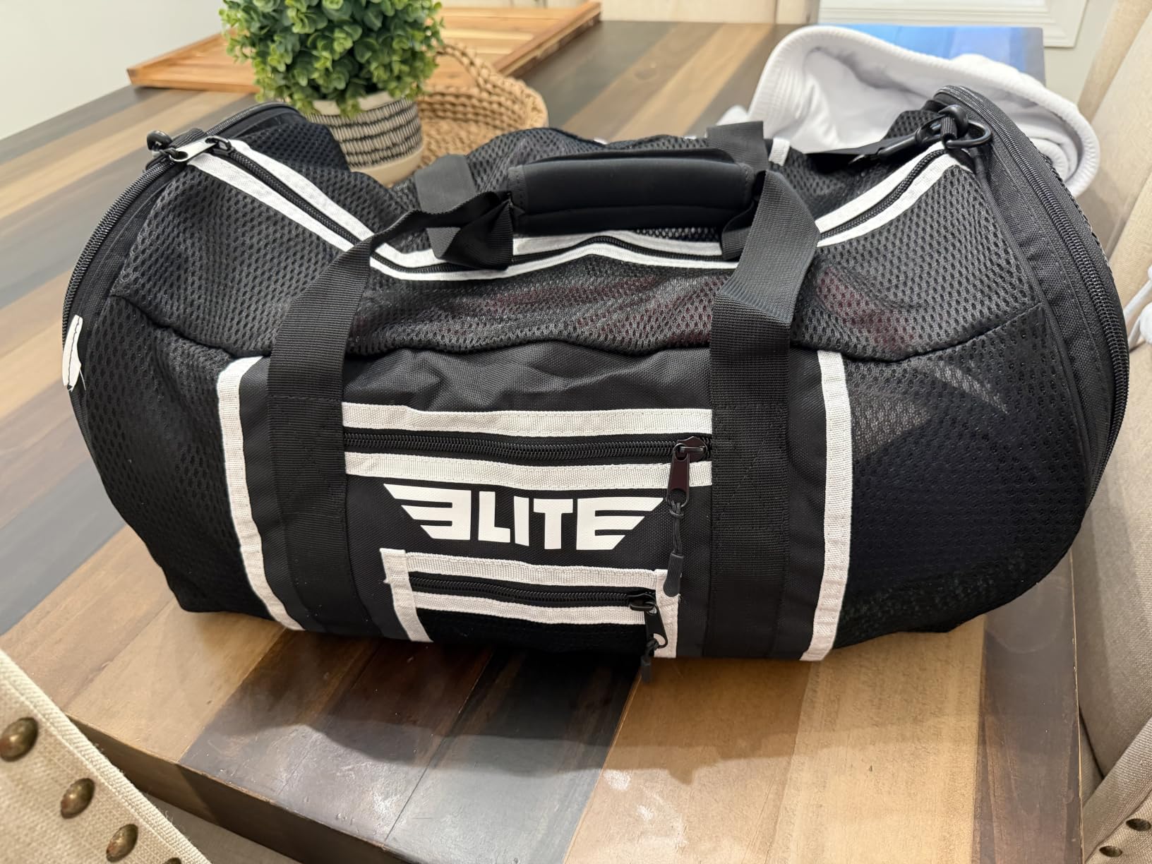 Elite Sports Boxing Gym Duffle Bag for MMA, BJJ, Jiu Jitsu gear,Duffel Athletic Gym Boxing Bag customer photo 1