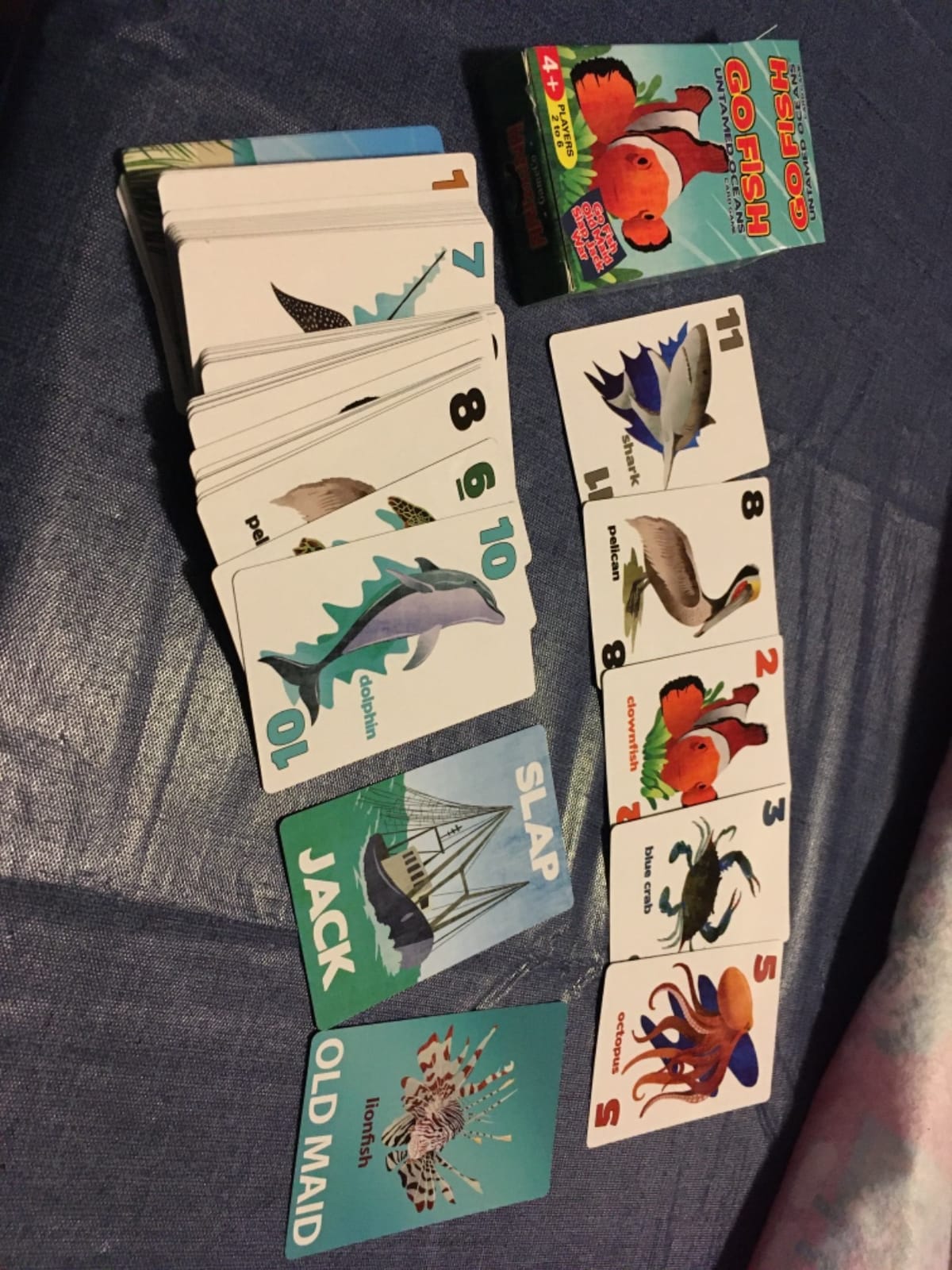Go Fish Untamed Oceans – Card Game for Kids 4-8, Old Maid and Slap Jack customer photo 2