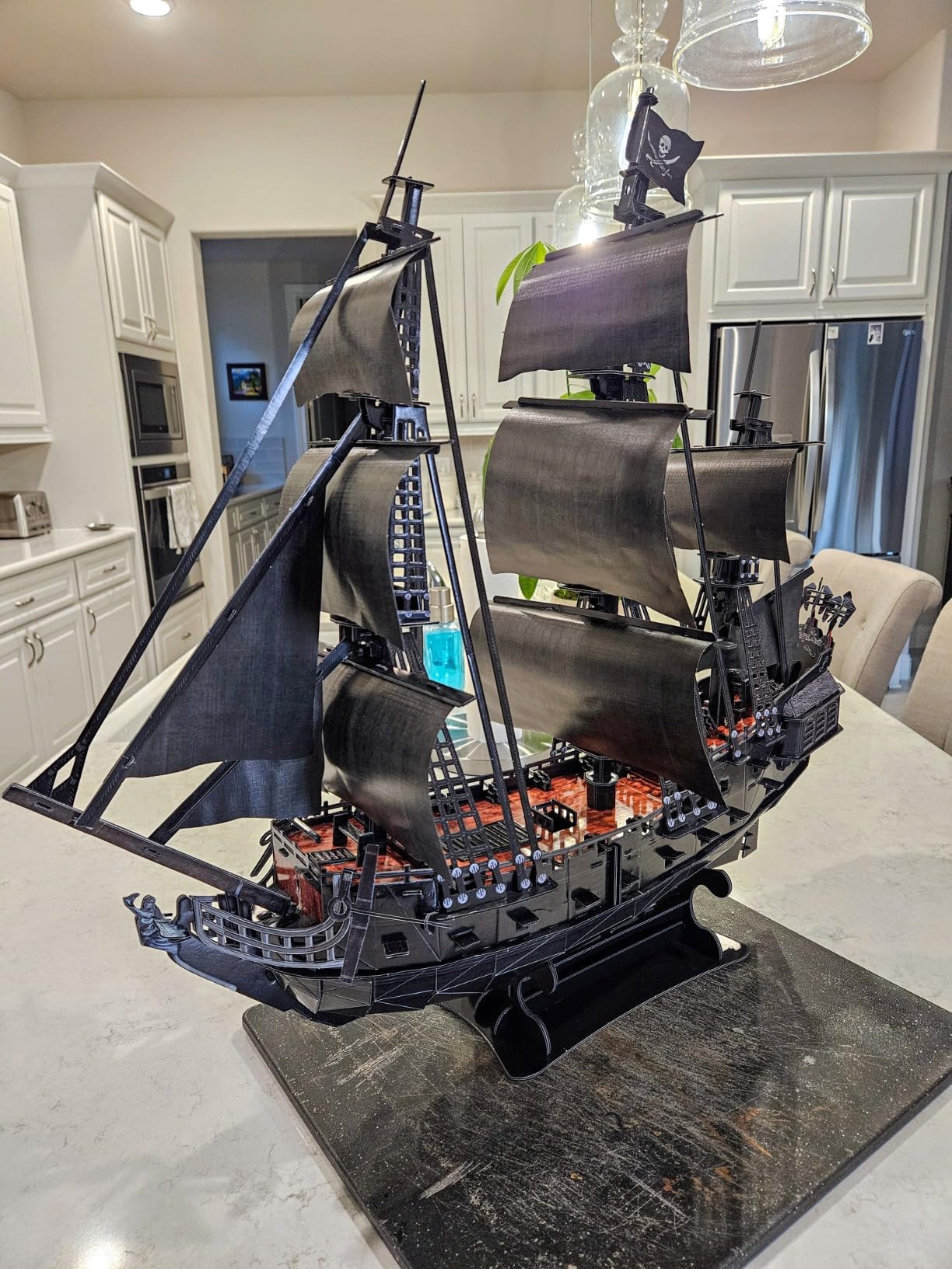 CubicFun 3D Puzzles Queen Anne's Revenge Pirate Ship Puzzle Kit, 340 Pieces | 3D puzzle for Adults 340-Piece Queen Anne's Revenge Pirate ship, Ideal for Home Decor Brain Teasers Gifts Christmas customer photo 1
