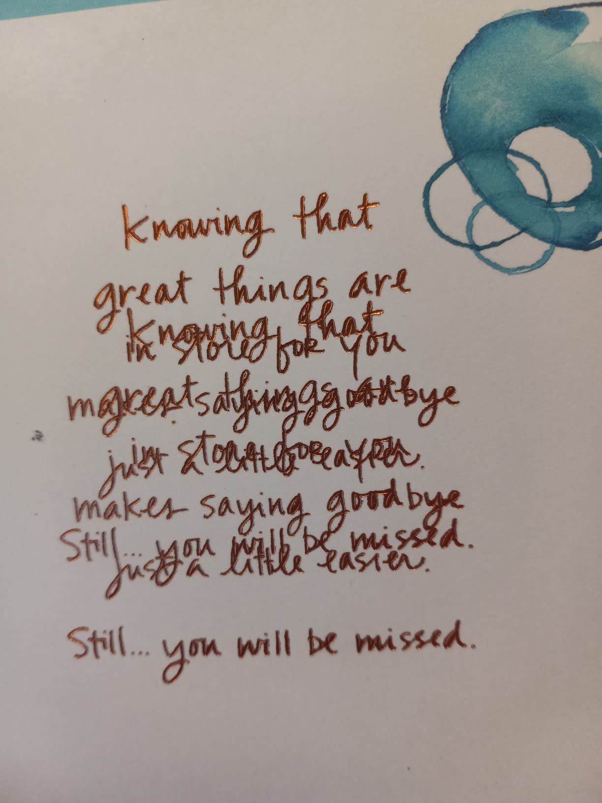 American Greetings Congrats Card for Farewell (All the Best as You Begin a New Chapter) customer photo 2