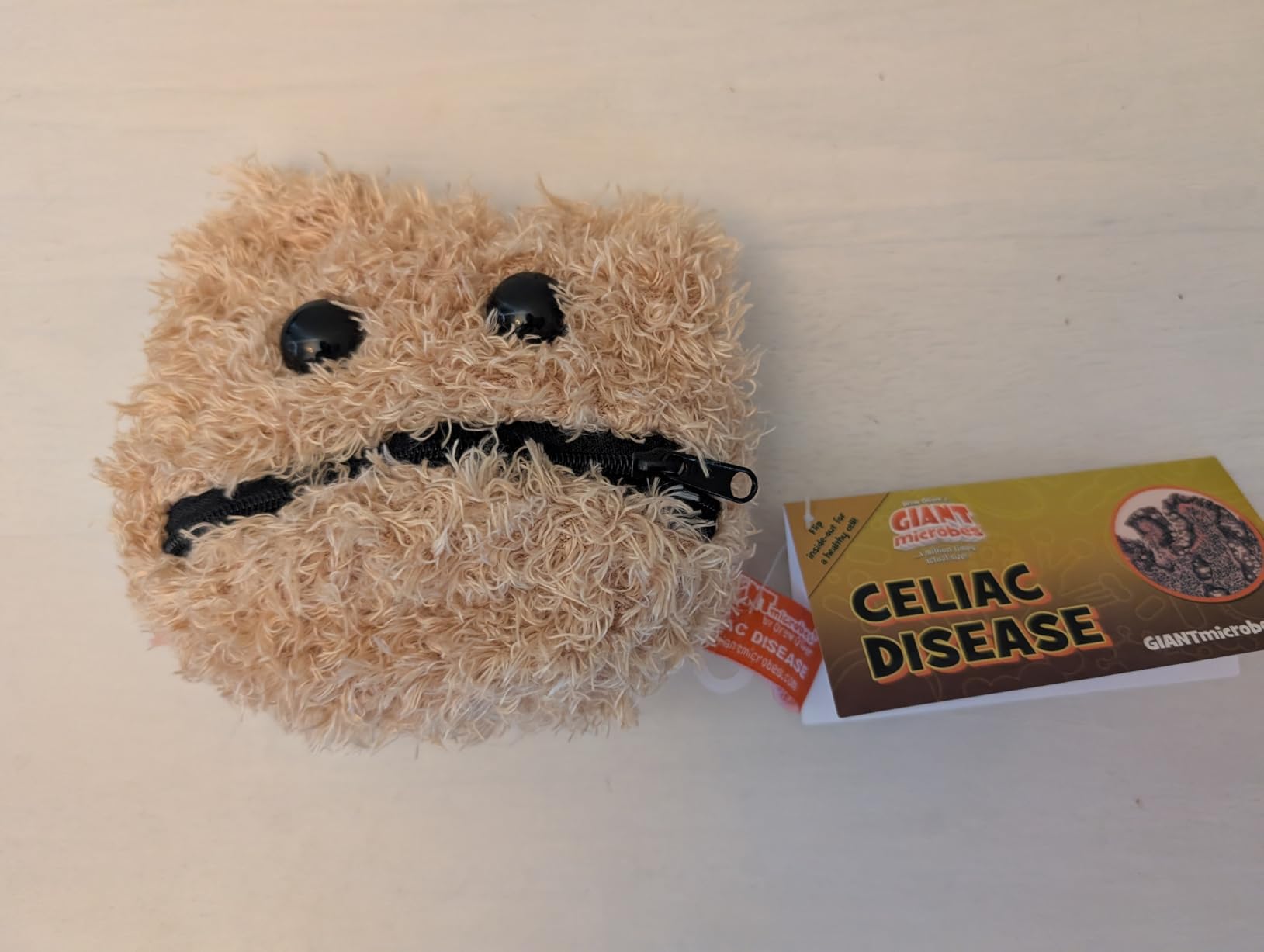 GIANT MICROBES Transforming Celiac Disease Plush, Celiac Gifts, Chronic Illness Essentials, Gastroenterology Gifts, Celiac Disease Awareness, Funny Gluten, Autoimmune Disease customer photo 1