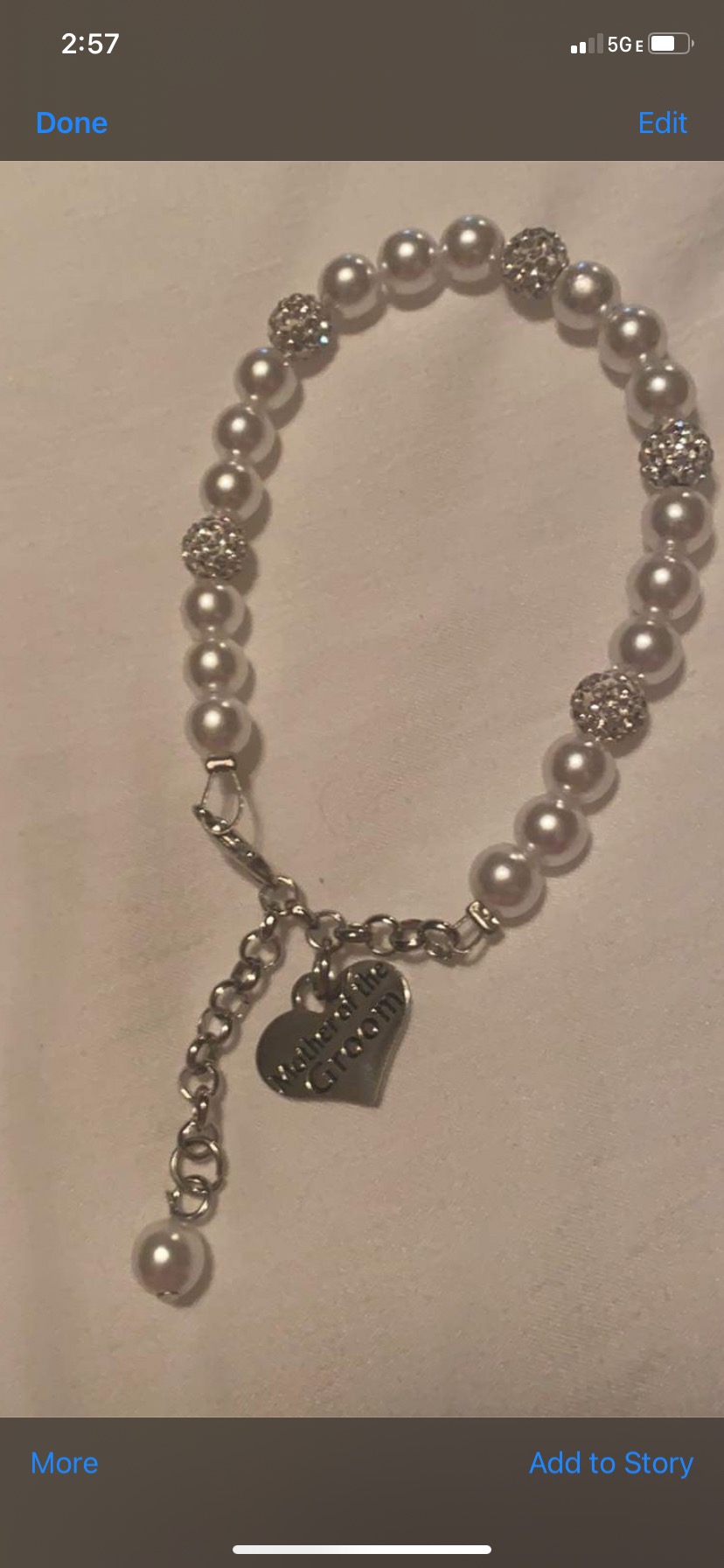 LParkin Mother of The Groom Gifts Pearl Bracelet Wedding Gift for Mom Mother in Law Jewelry customer photo 2