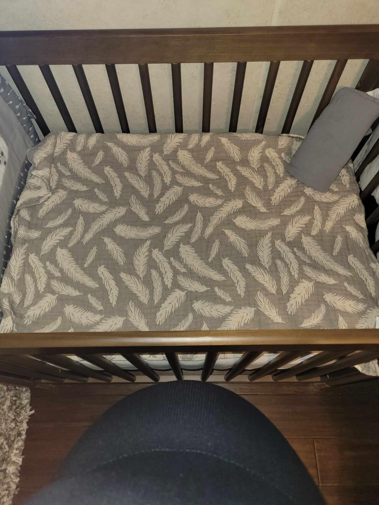 Babyletto Gelato 4-in-1 Mini Crib, Washed Natural and White customer photo 1