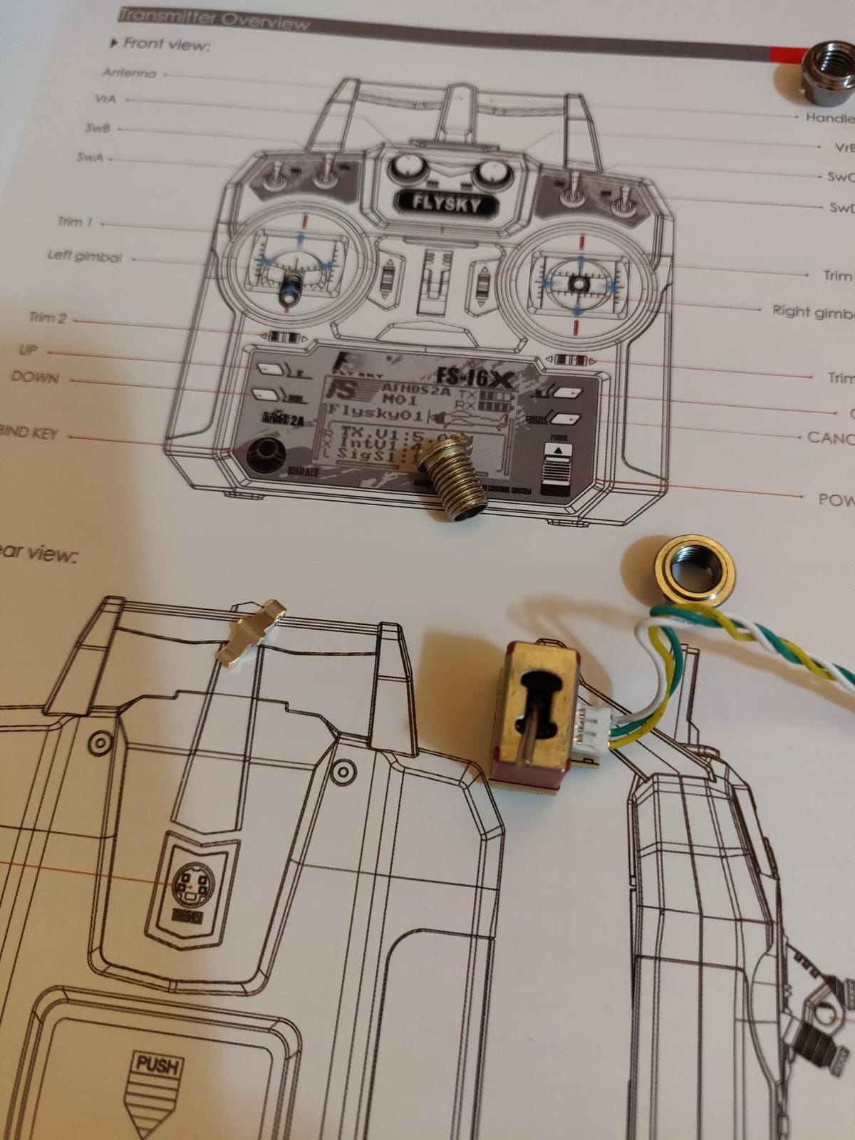 Flysky FS-i6X 6-10(Default 6)CH 2.4GHz AFHDS RC Transmitter w/ FS-iA6B Receiver customer photo 2
