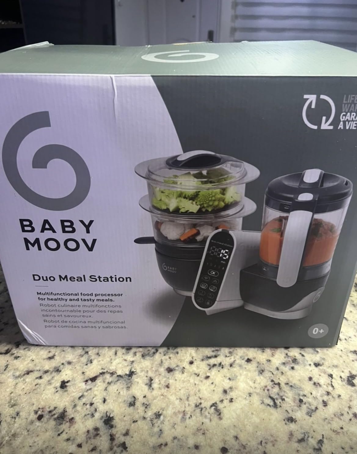 Babymoov Duo Meal Station, Baby Food Maker, Puree Maker & Processor, 6-in-1, Industrial Grey customer photo 2