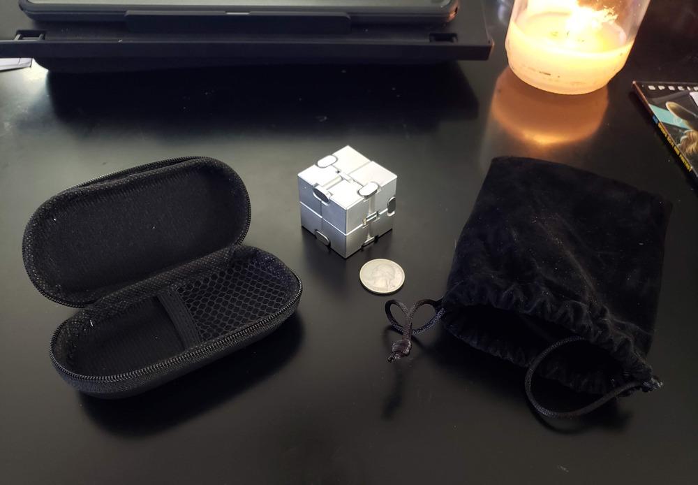 JOEYANK Fidget Cube Metal Infinity Cube for Stress and Anxiety Relief/ADHD customer photo 1