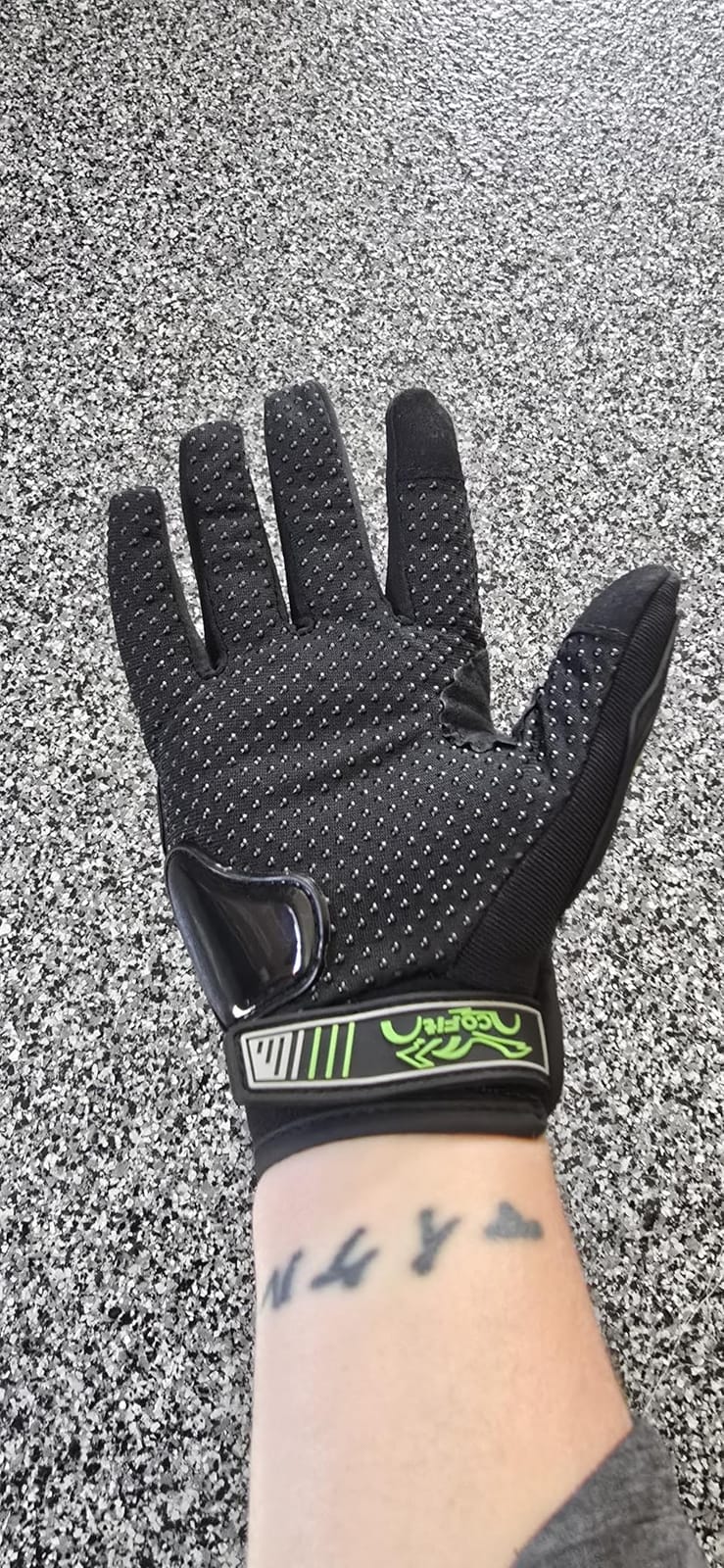 COFIT Motorcycle Gloves Breathable, Touchscreen Motorbike Gloves Anti-Slip with Good Grip Hard Knuckles Protection for Men Women Motocross, BMX ATV MTB Cycling, Road Racing customer photo 2