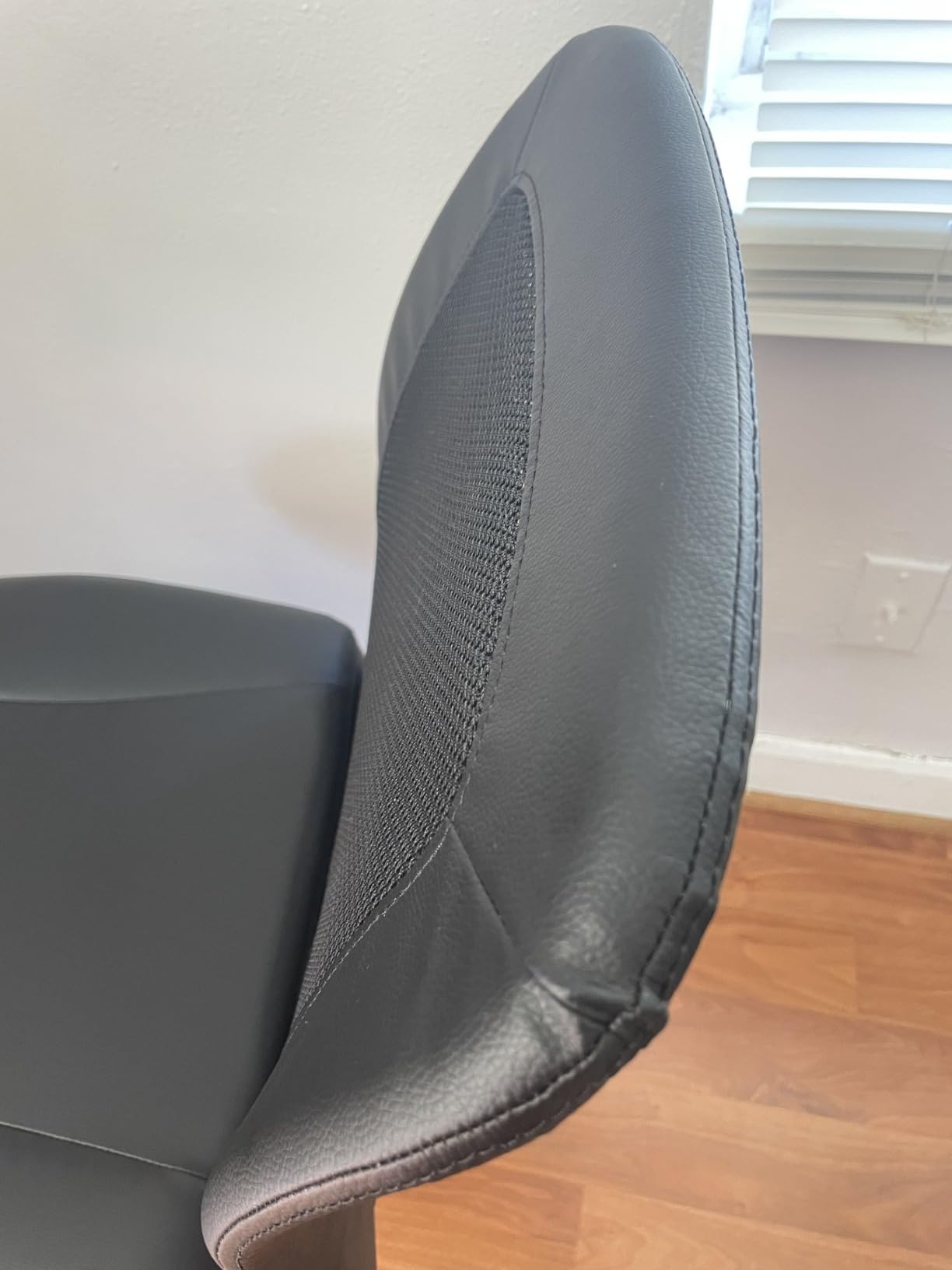 Serta Armless Small Home Desk Chair with Wheels, Ergonomic Mesh Back Chair customer photo 2