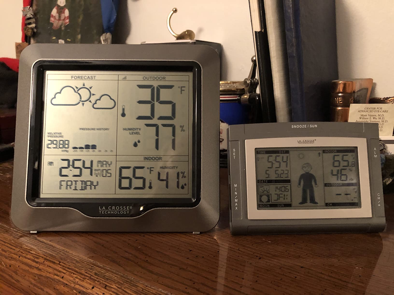 308-1417 Wireless Barometric Pressure Weather Station with WWVB Time, 330ft | Advanced Forecast customer photo 2