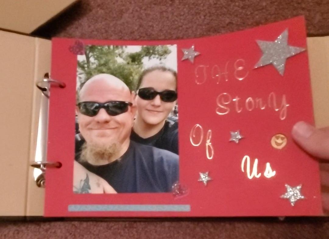 Firbon Scrapbook Album, DIY Photo Album with Black Pages Memory Book customer photo 1