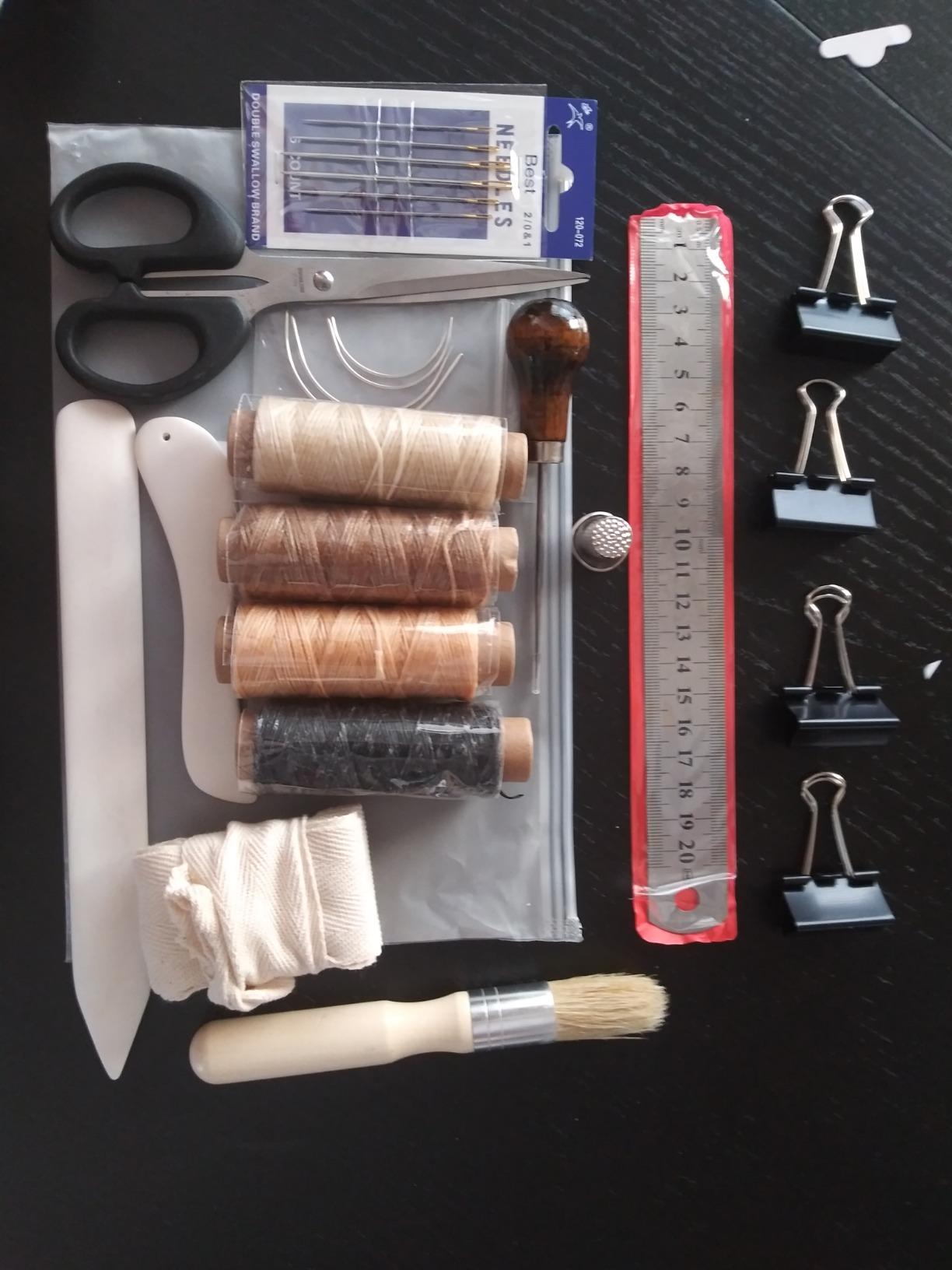 VENCINK Bookbinding Supplies Kit Hand Book Binding Starter Tools Set customer photo 2