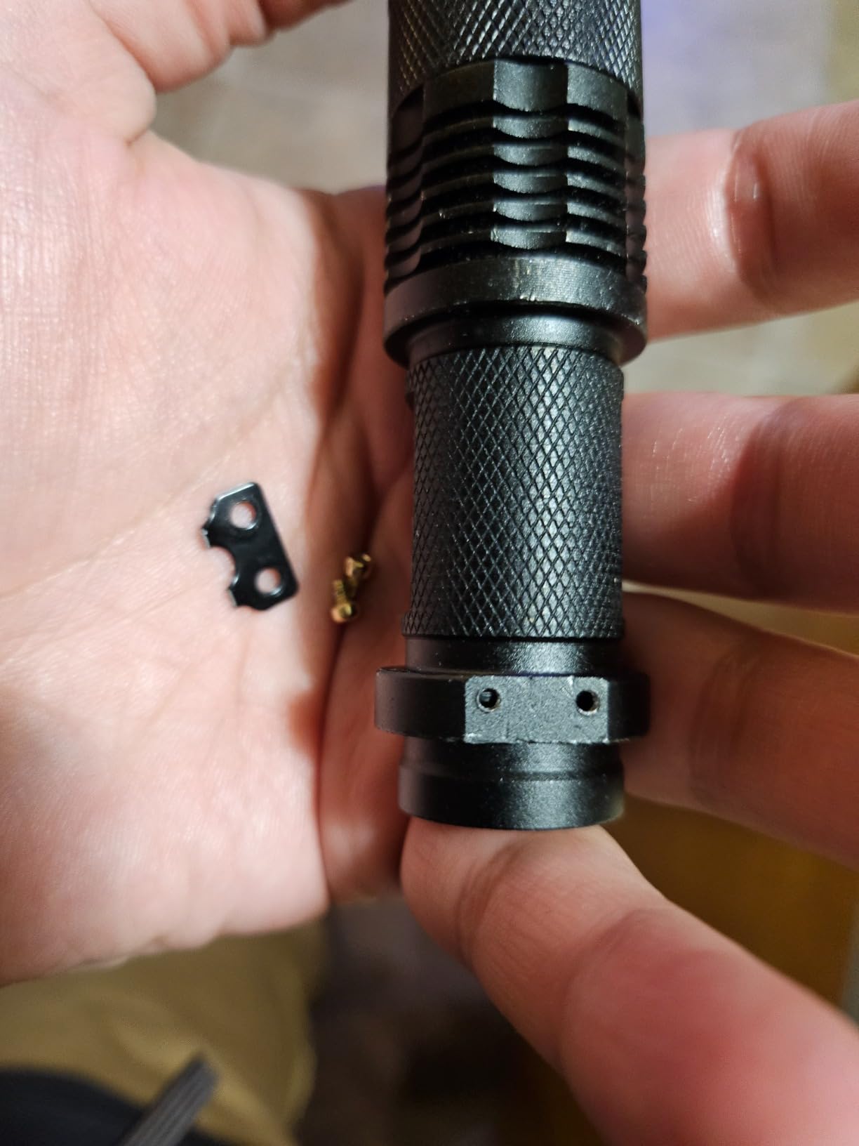 LETMY Tactical Flashlight, Super Bright LED Mini Flashlights with Belt Clip, Zoomable, 3 Modes, Waterproof - Best EDC Flashlight for Gift, Hiking, Camping, Hurricane & Power Outage (2 Pack) customer photo 1