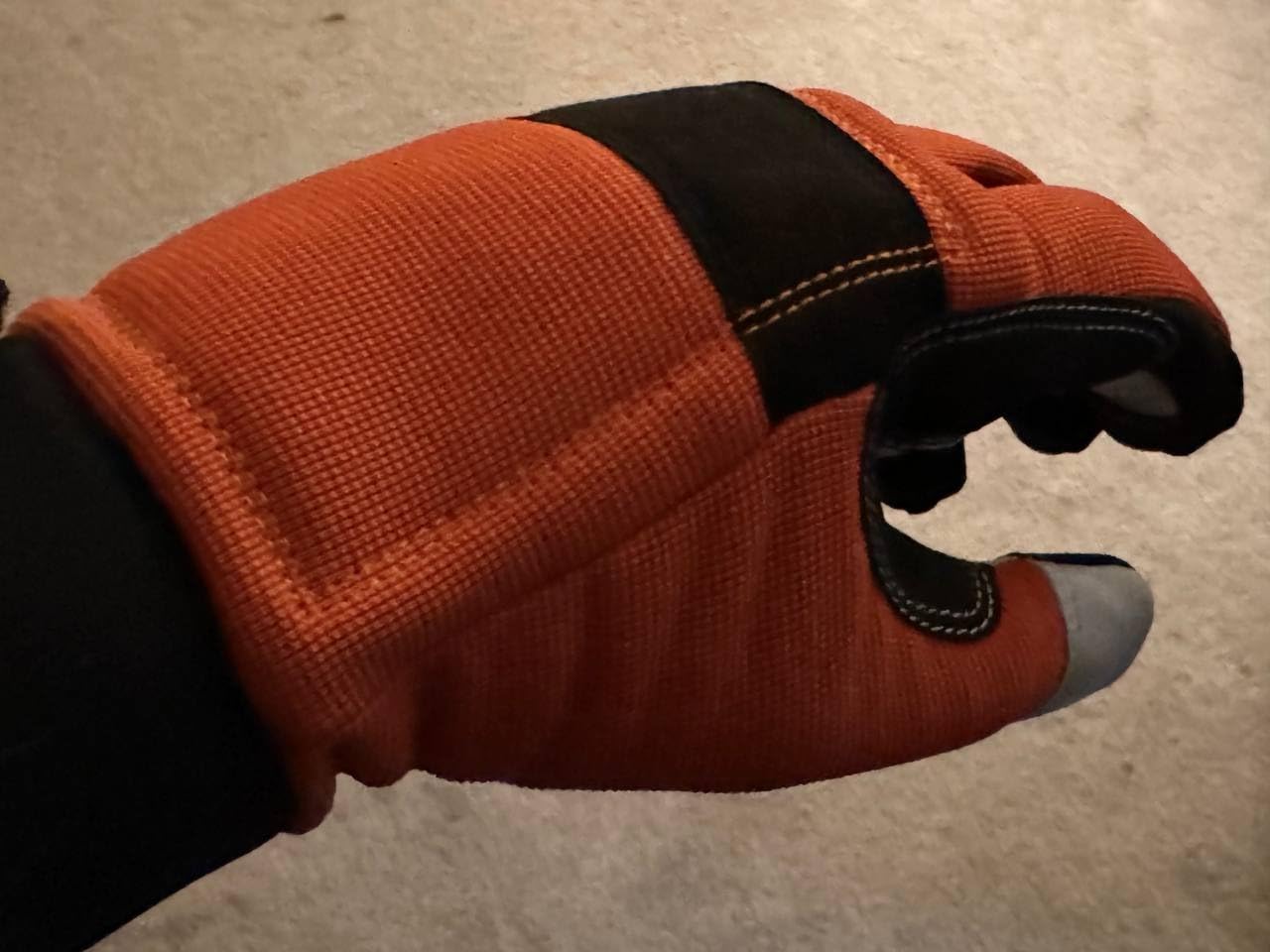 Vgo... Leather Chainsaw Gloves,left-hand Saw Protection(GA9767CS/GA8912) customer photo 1