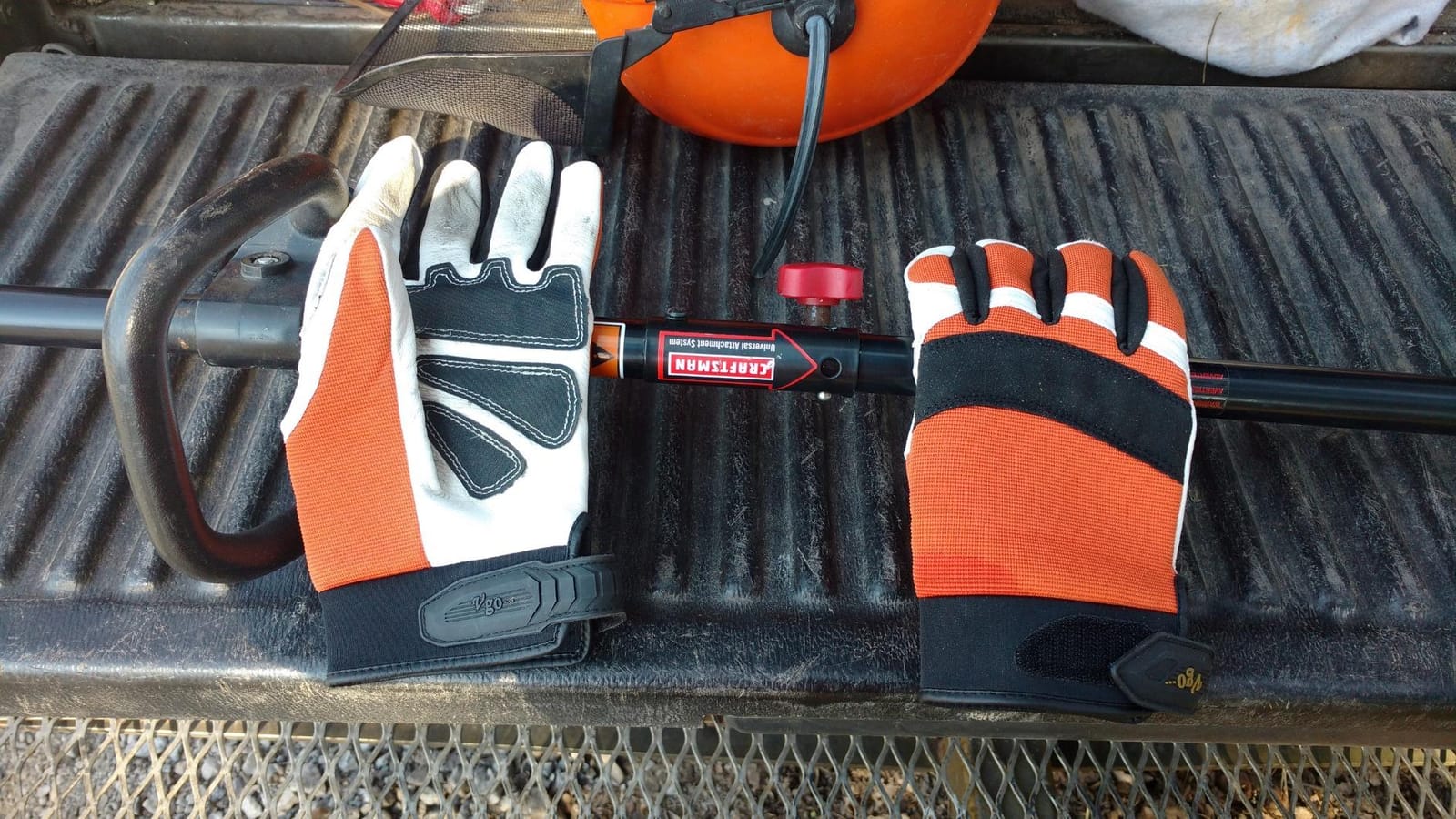 Vgo... Leather Chainsaw Gloves,left-hand Saw Protection(GA9767CS/GA8912) customer photo 2