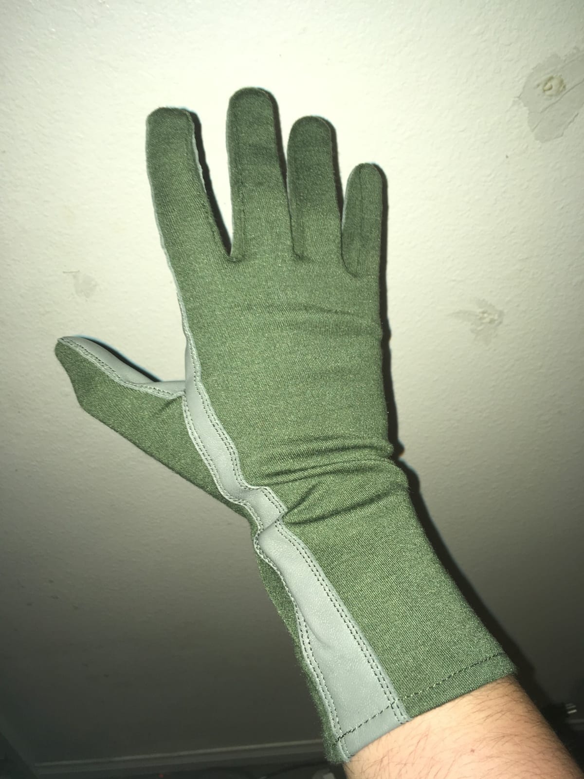 Nomex Flight Gloves, Genuine Leather, Heat Resistant, Driving, Pilot customer photo 1