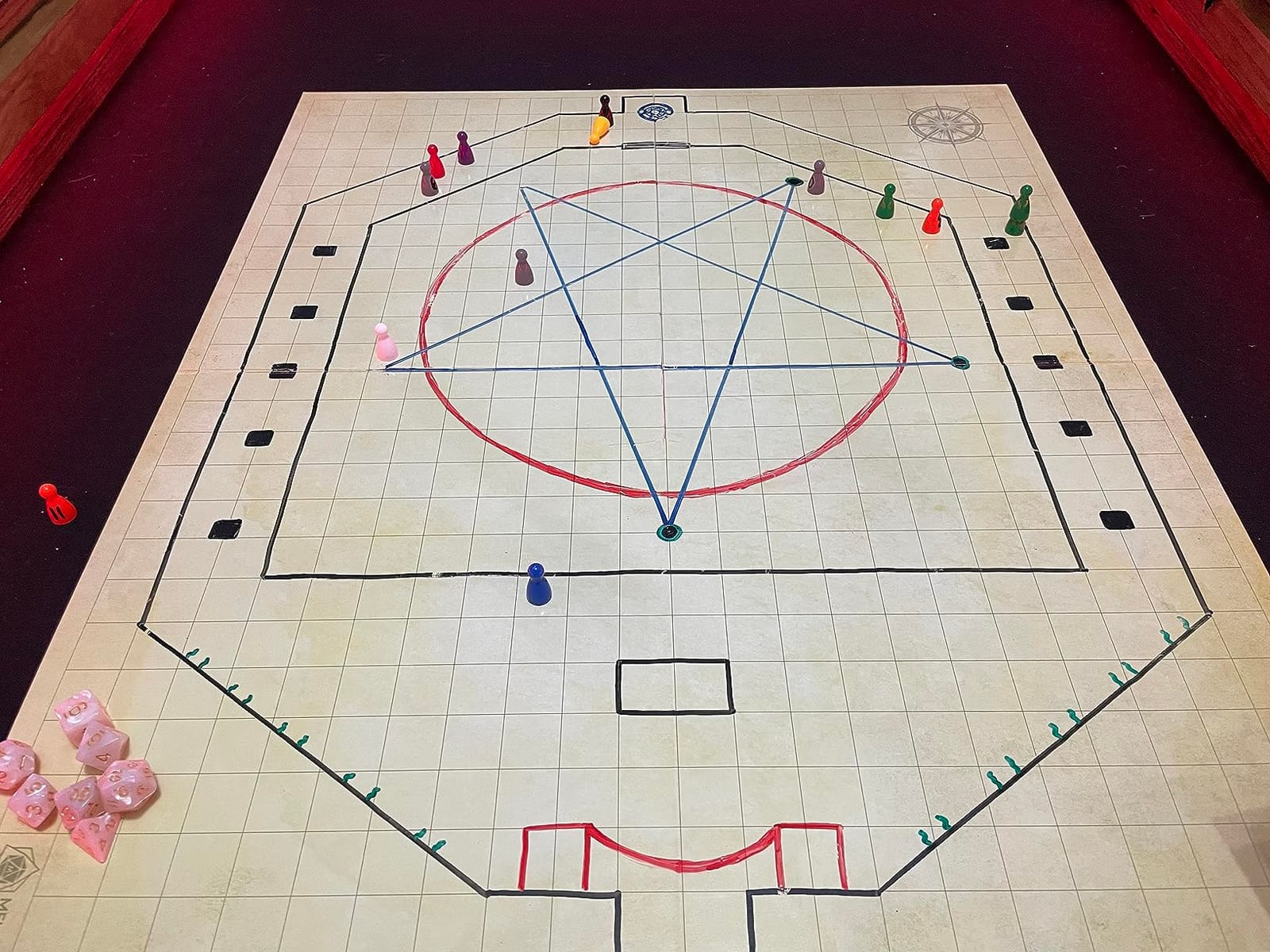 Melee Mats DND Map Starter Set - 23” x 27