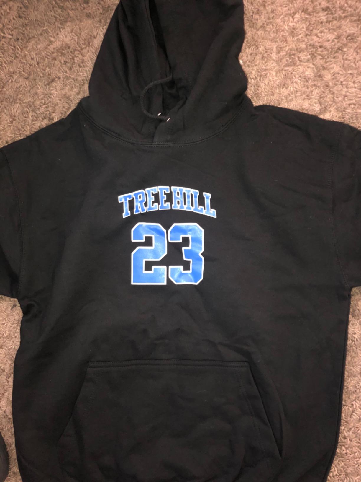 Ravens Basketball Movie #23 Nathan Scott One Tree Hill Jersey Style Men's Hoodie Sweatshirt customer photo 1