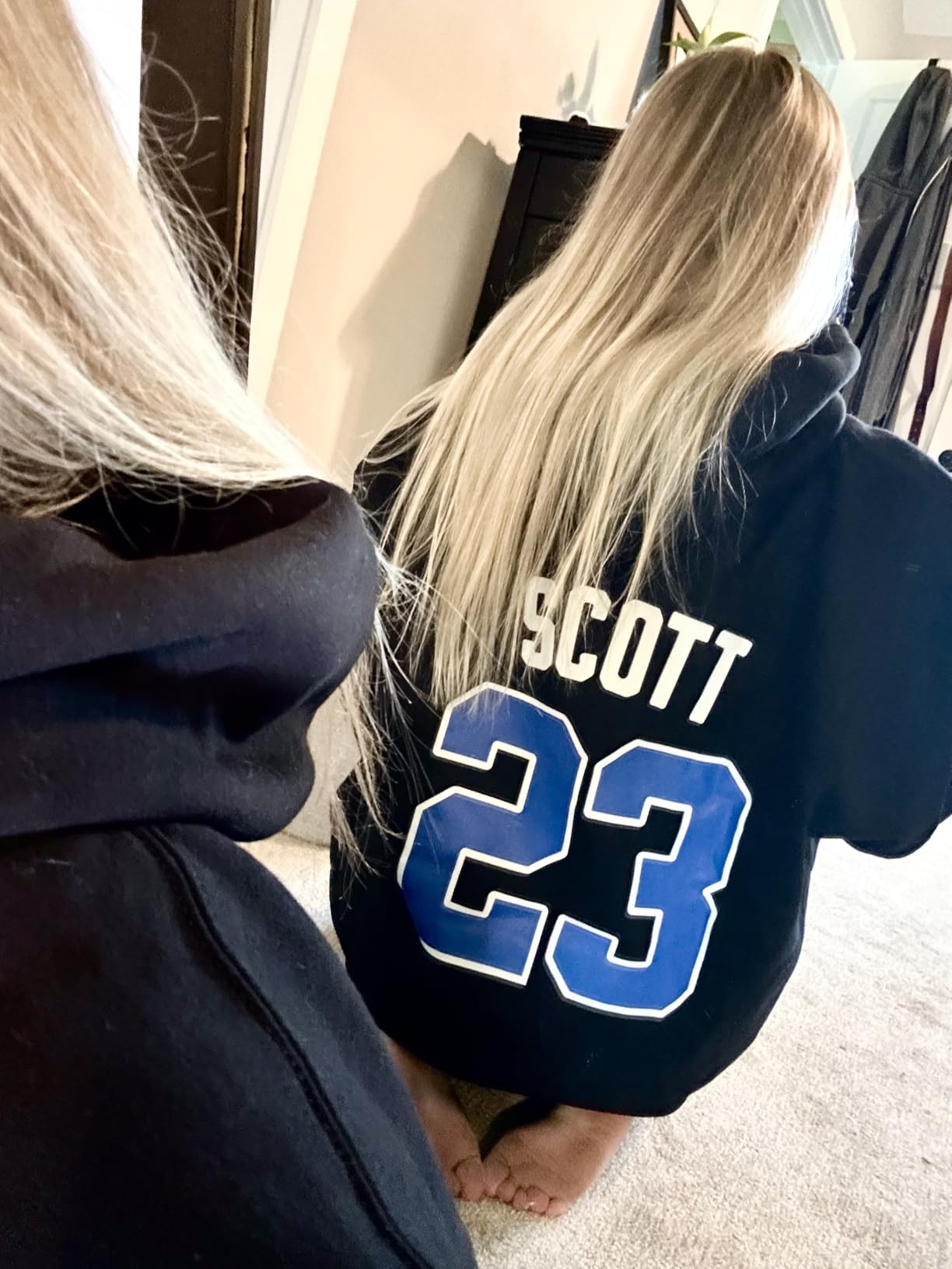 Ravens Basketball Movie #23 Nathan Scott One Tree Hill Jersey Style Men's Hoodie Sweatshirt customer photo 2
