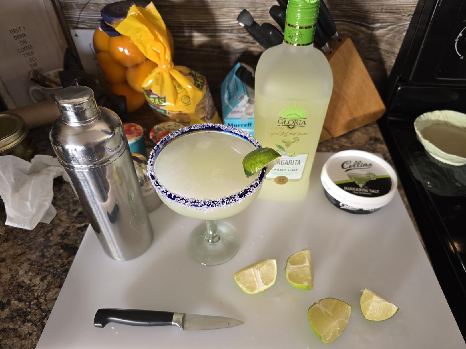 Collins White Margarita Salt Rimmer for Cocktails, Rimming salt for Margarita glasses, Perfect for Tequila and Mezcal drinks, Rim salt for margarita and shot glasses, 6oz customer photo 1