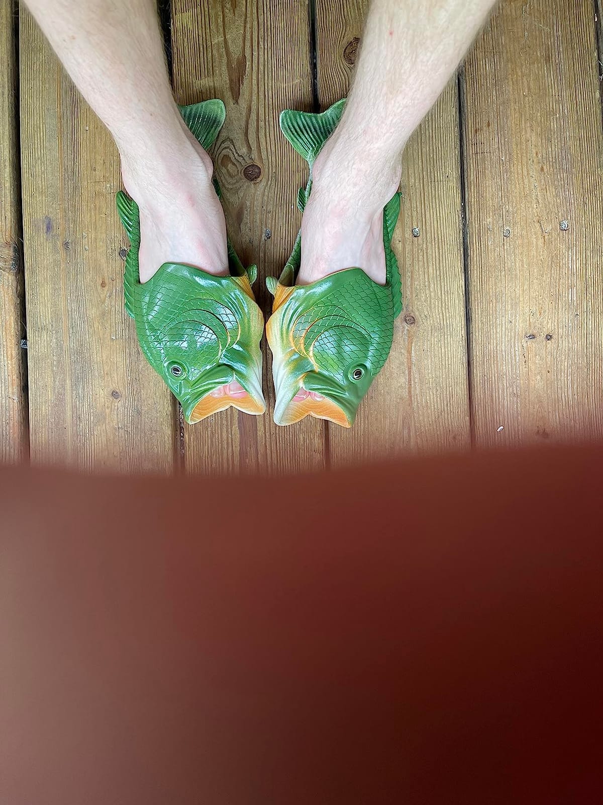 Unisex Fish Slippers, bass Sandals, Animal Slippers Animal Fish customer photo 2