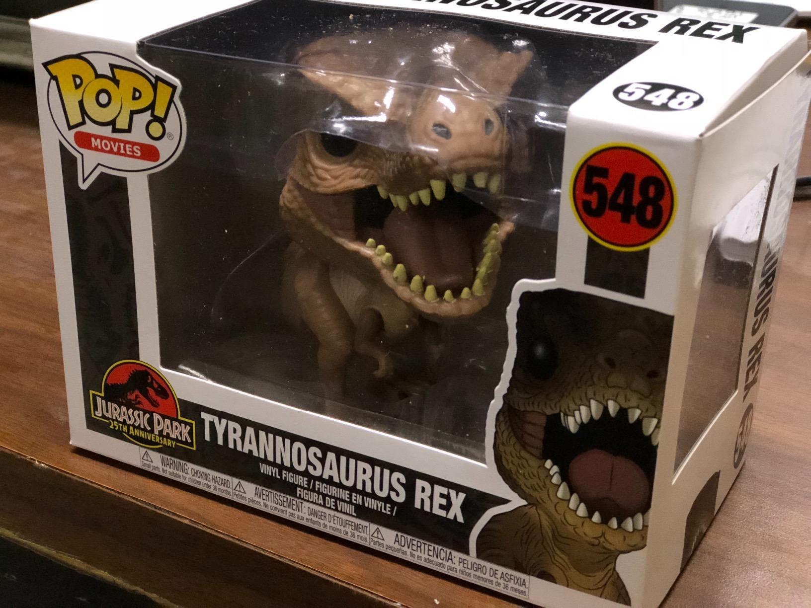 Funko POP! Movies: Jurassic Park - Tyrannosaurus | Official Action/Adventure Merch - Collectable Vinyl Figurine for Shelf Display - Birthday Gift Idea for Fans and Collectors customer photo 1