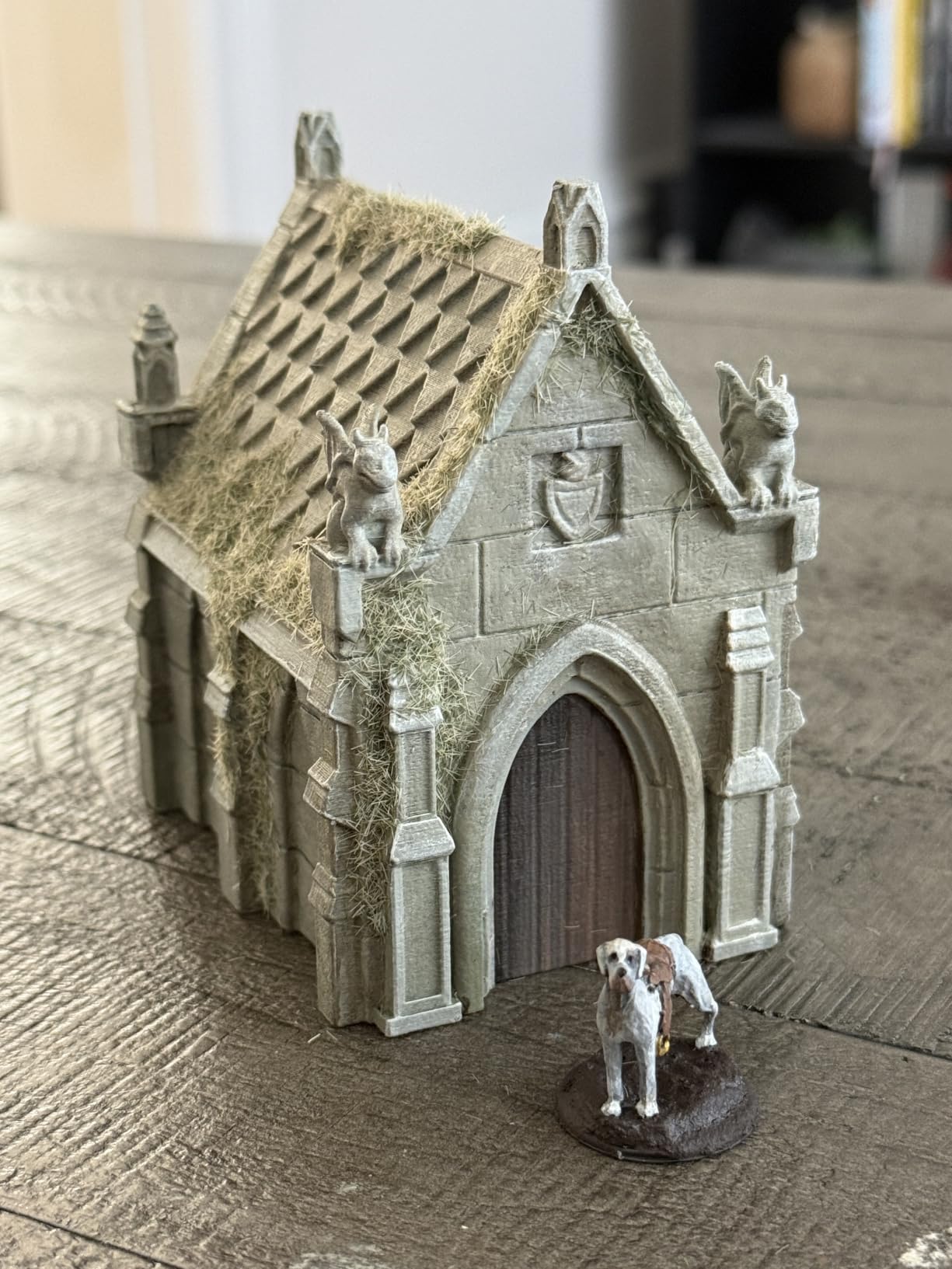 EnderToys Mausoleum Graveyard Scene - DND Terrain Scenery for Tabletop 28mm Miniatures Wargame customer photo 2