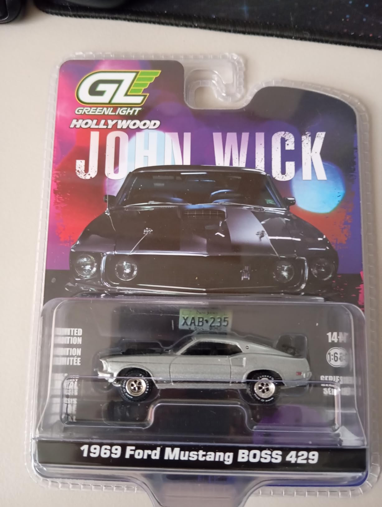 Greenlight 1/64 Hollywood Series 18 John Wick Movie (2014) 1969 Ford Mustang Boss 429 Die Cast Vehicle customer photo 1