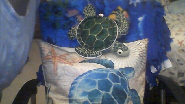 Wild Republic Sea Turtle Plush, Stuffed Animal, Plush Toy, Gifts for Kids, Cuddlekins, Green 8 Inches,Multi customer photo 1