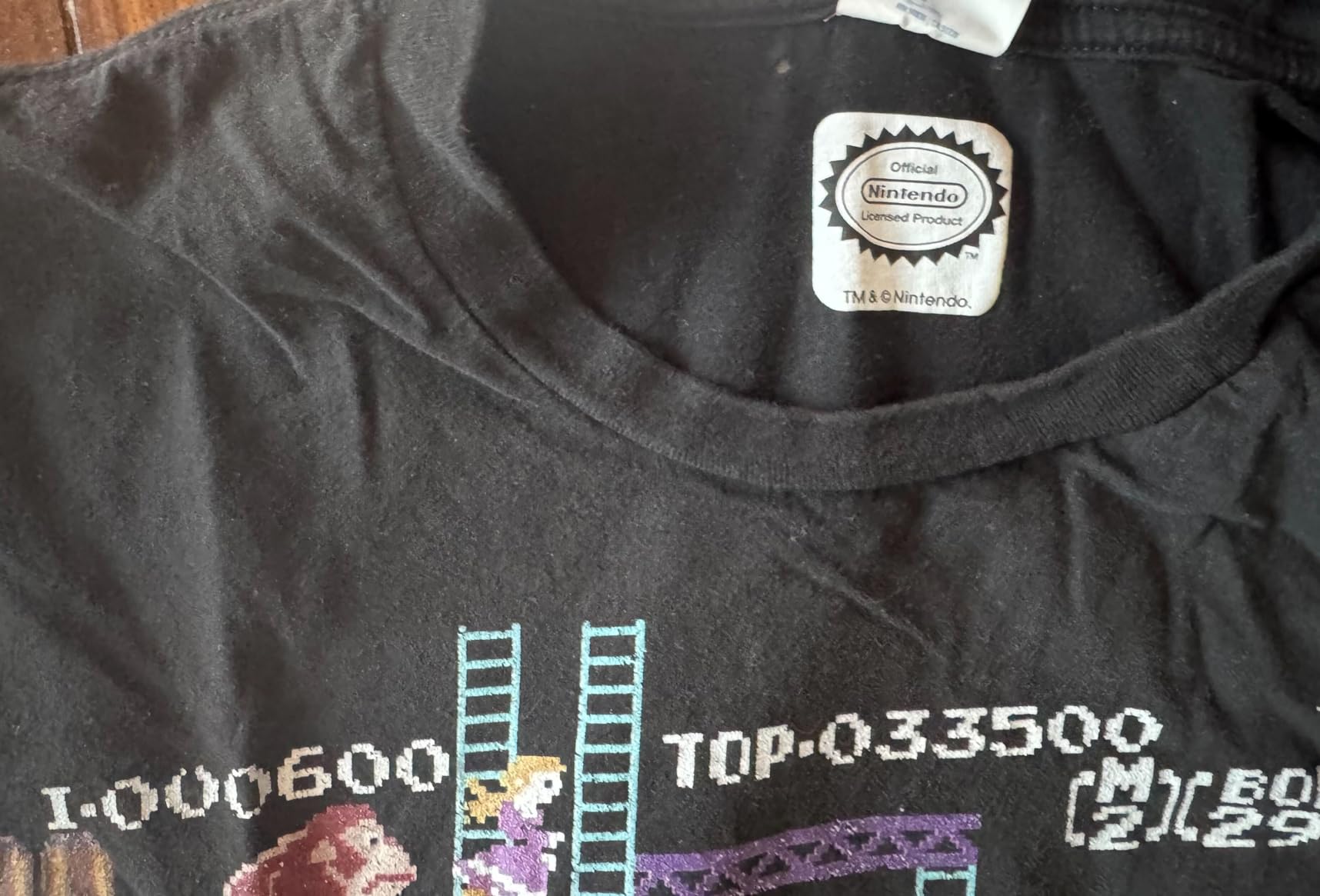 Nintendo Donkey Kong 8-Bit Side Scroll Graphic T-Shirt Tee for Men and Women customer photo 1