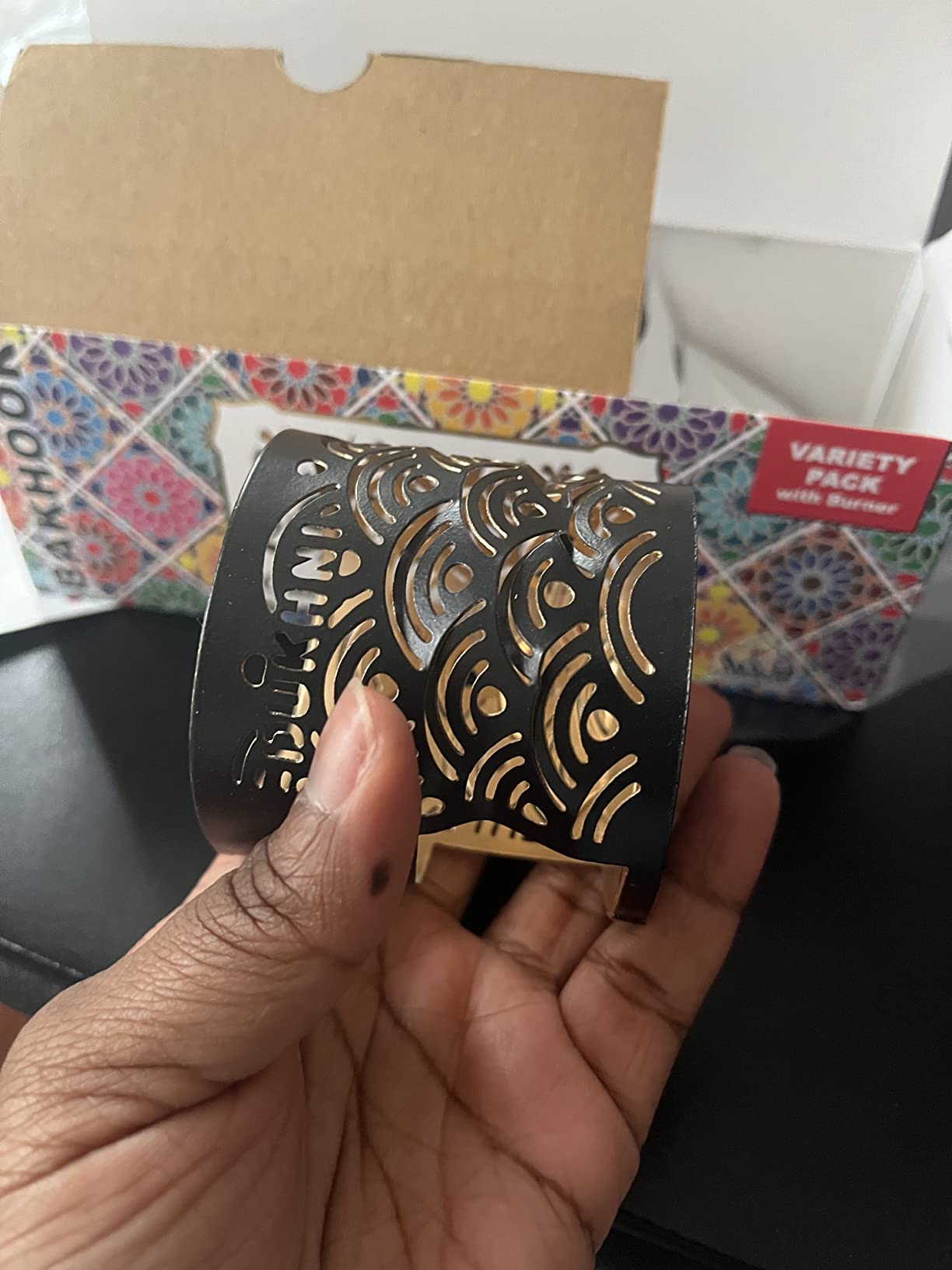 Dukhni Oud Bakhoor Variety Box & Burner | Bakhoor Incense, Islamic Gifts | 20pc Bakhoor Burner Set | Smoke-Free Long Lasting Agarwood Incense for Home, Prayer, Meditation, Muslim Gifts for women & men customer photo 2