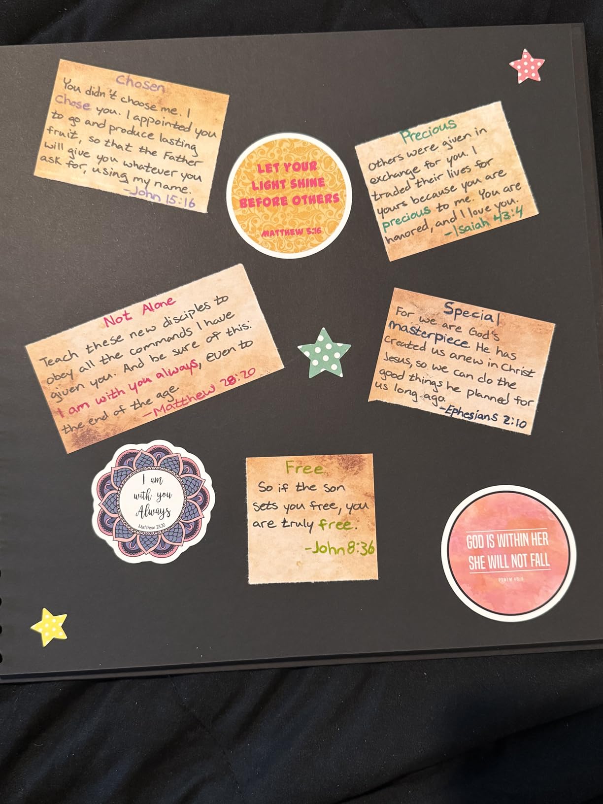 Gotideal 80 Pages Scrapbook Album with 10 Metallic Markers, Black | Craft Paper Photo Album for Wedding and Anniversary, Family DIY Scrapbook Accessories with Scrapbooking Stickers Corners customer photo 2