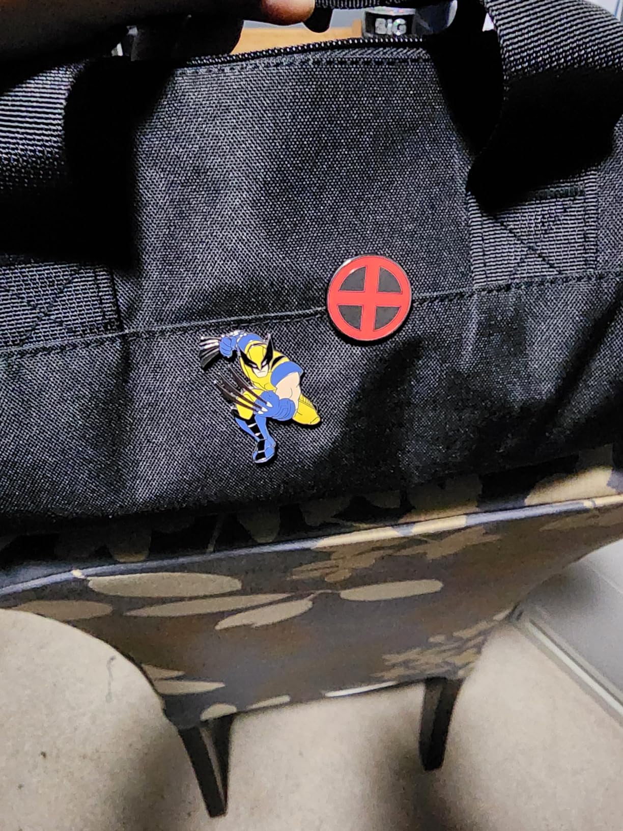 Xmen Pins, X-Men Insignia Enamel pins for backpacks - Marvel Comics Gifts & Merchandise customer photo 1