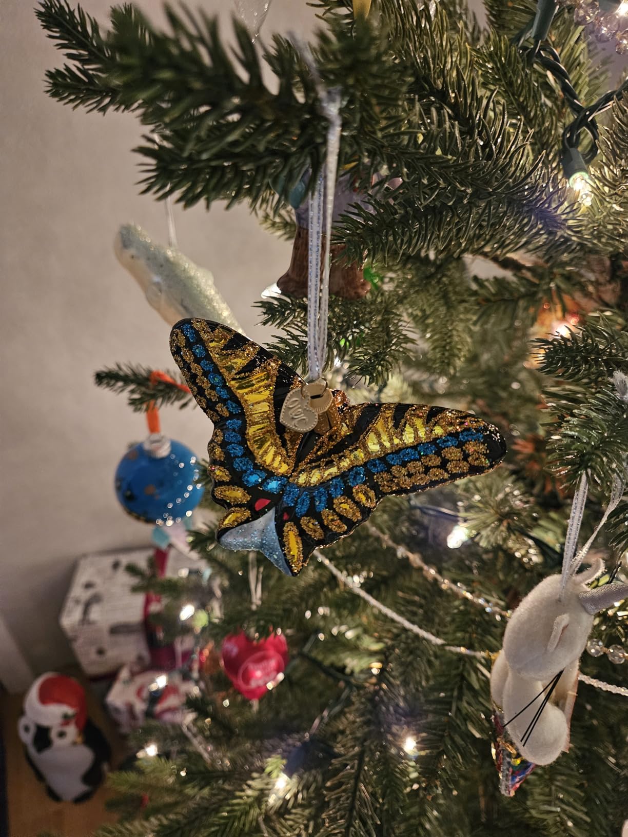 Old World Christmas Dainty Dragonfly Glass Blown Ornaments for Christmas Tree customer photo 1