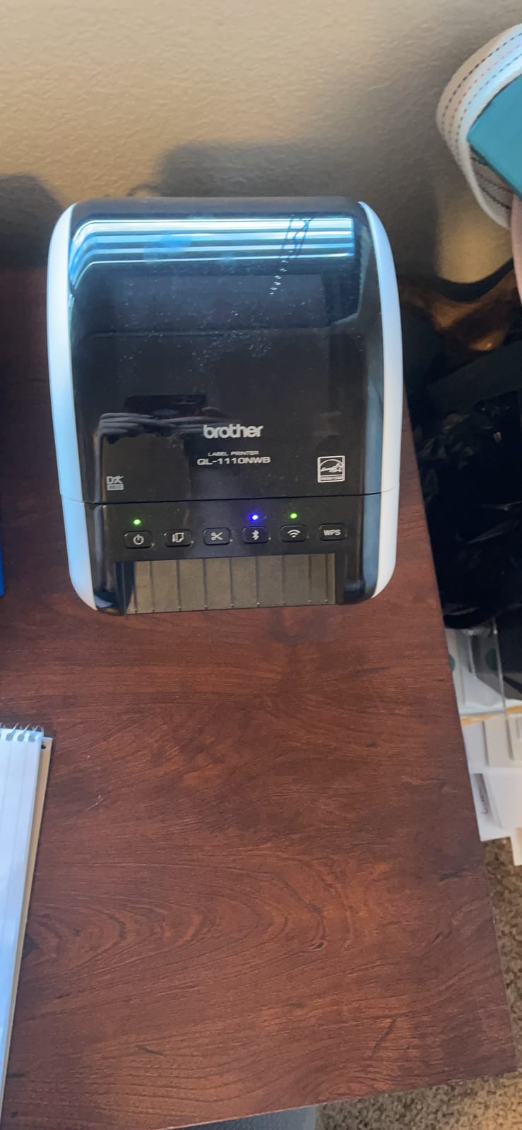 Brother QL-1110NWB Wide Format, Postage and Barcode Professional Thermal Monochrome Label Printer with Wireless Connectivity customer photo 2