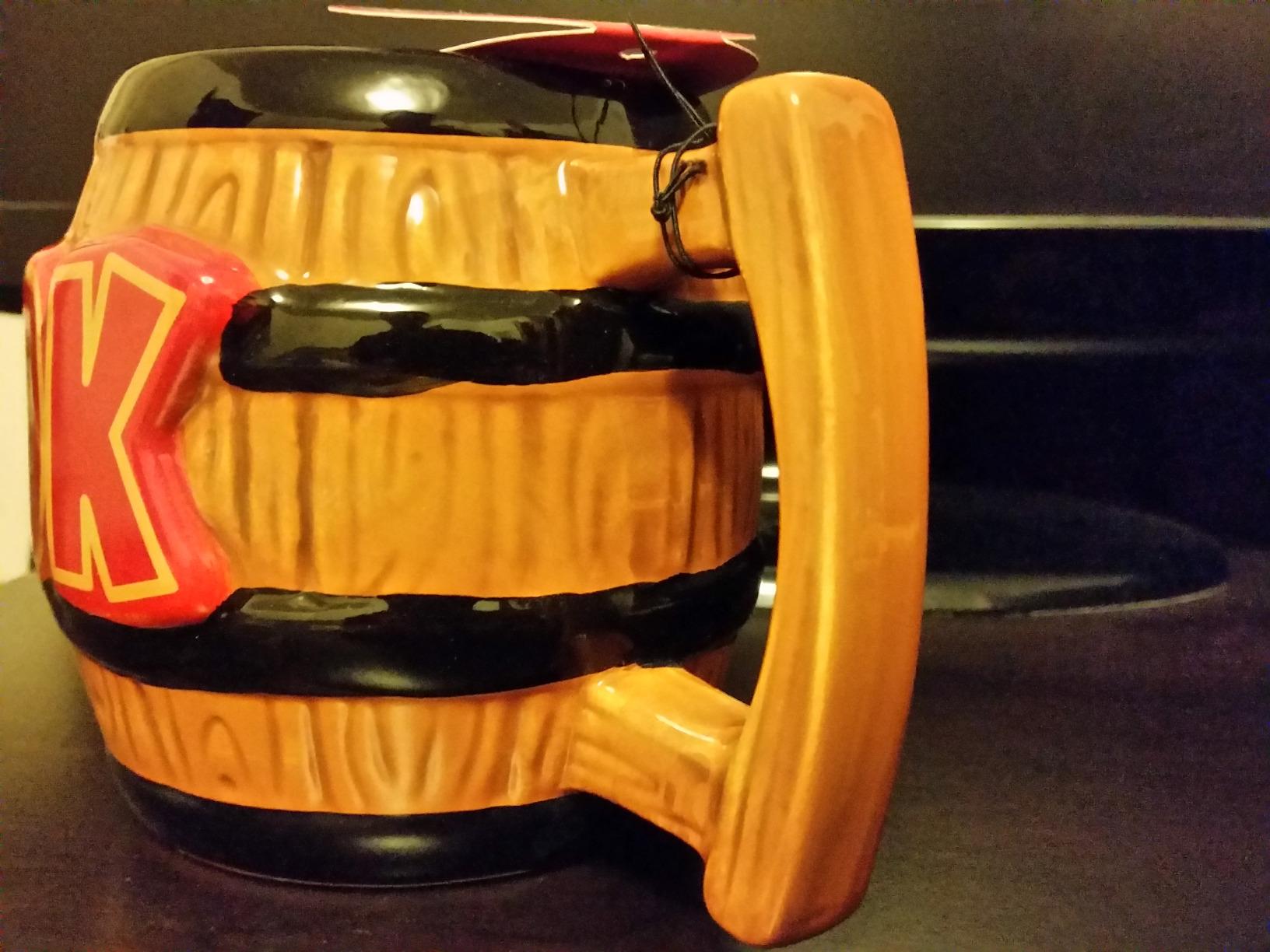 Paladone Donkey Kong Barrel Shaped Mug, Officially Licensed Nintendo Coffee Cup customer photo 2