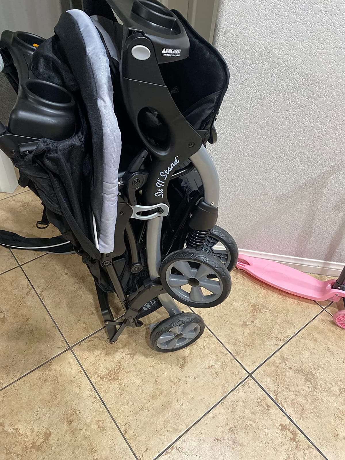 Baby Trend Sit N' Stand Double Stroller with Harness and Basket, Stormy customer photo 1