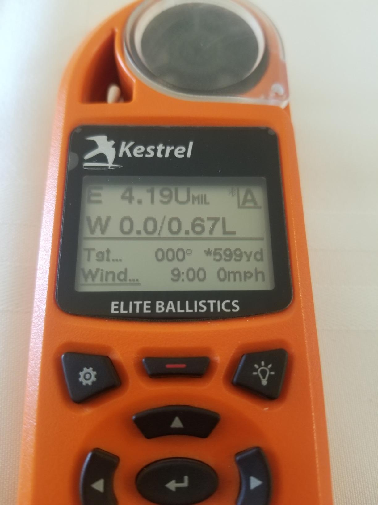 Kestrel Ballistics 5700 Elite customer photo 1