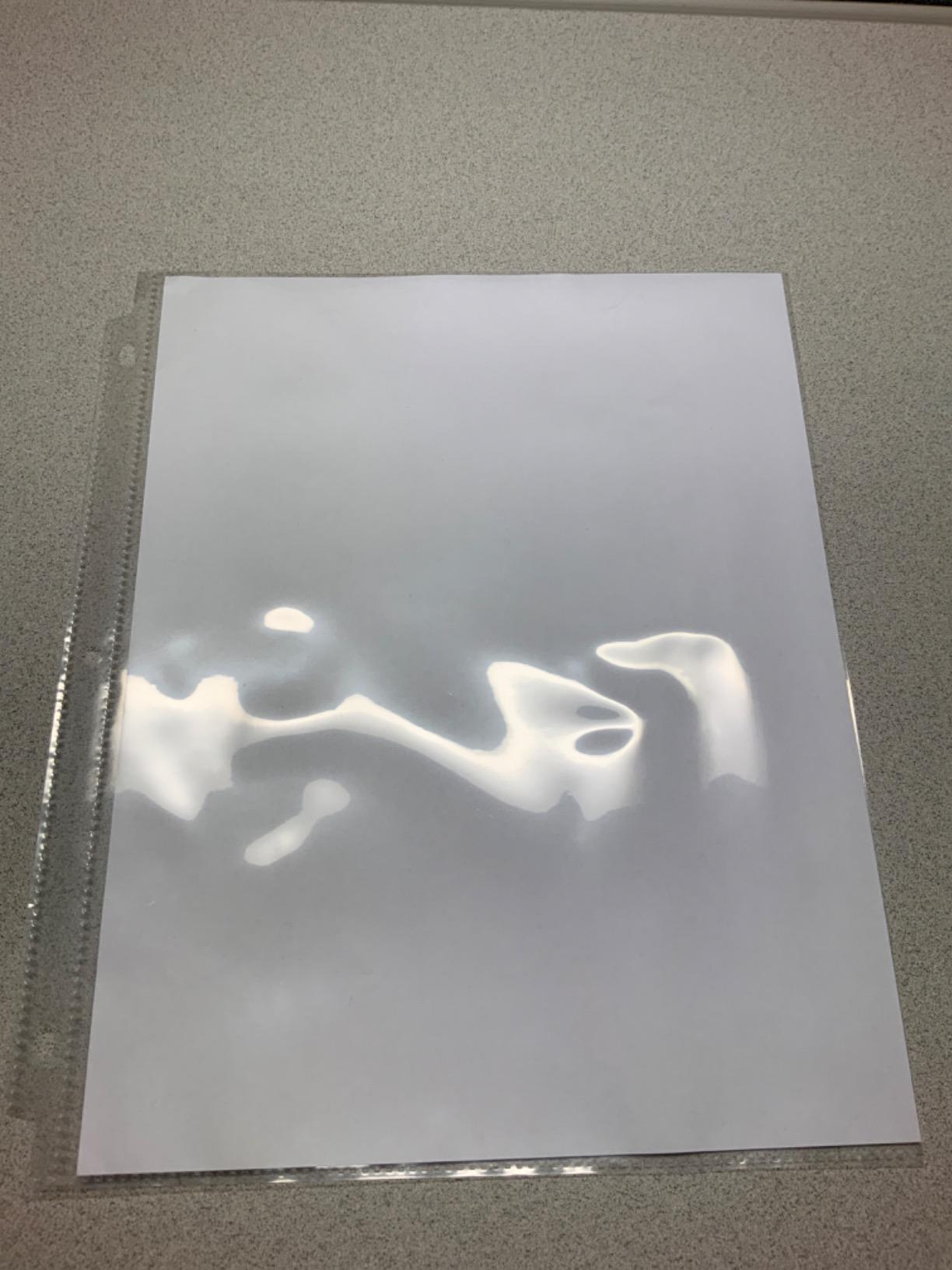 Office Werks Archival-Quality Document Protectors | Reinforced Clear Sheet Sleeves | Acid-Free 150 Pack | Heavy-Duty 3-Ring Binder Compatible | Transparent Letter-Size Page Covers customer photo 1